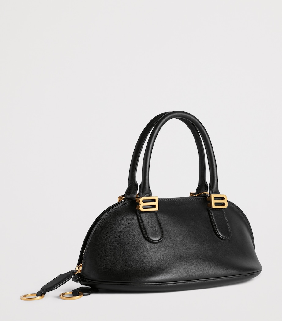Balenciaga Mini Leather Bolero Bowling Bag Image 9