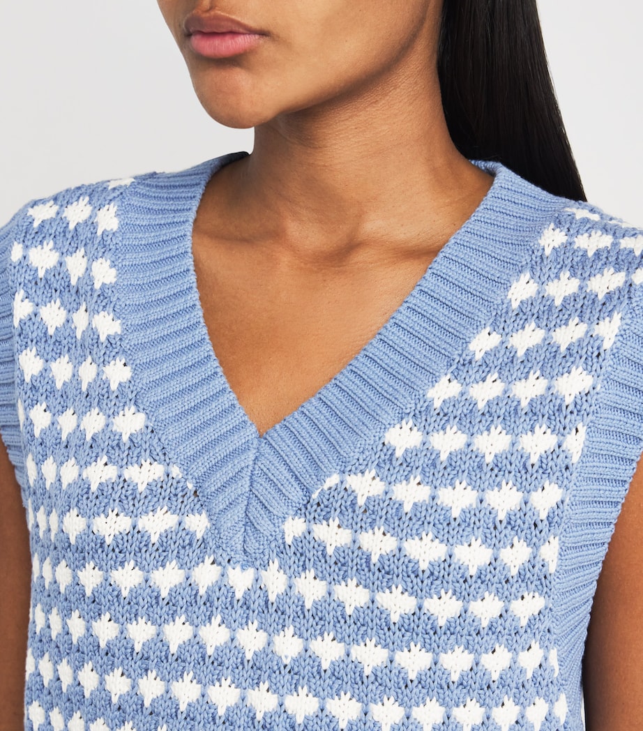 Antonella Sweater Vest INFINITY BLUE Image 6