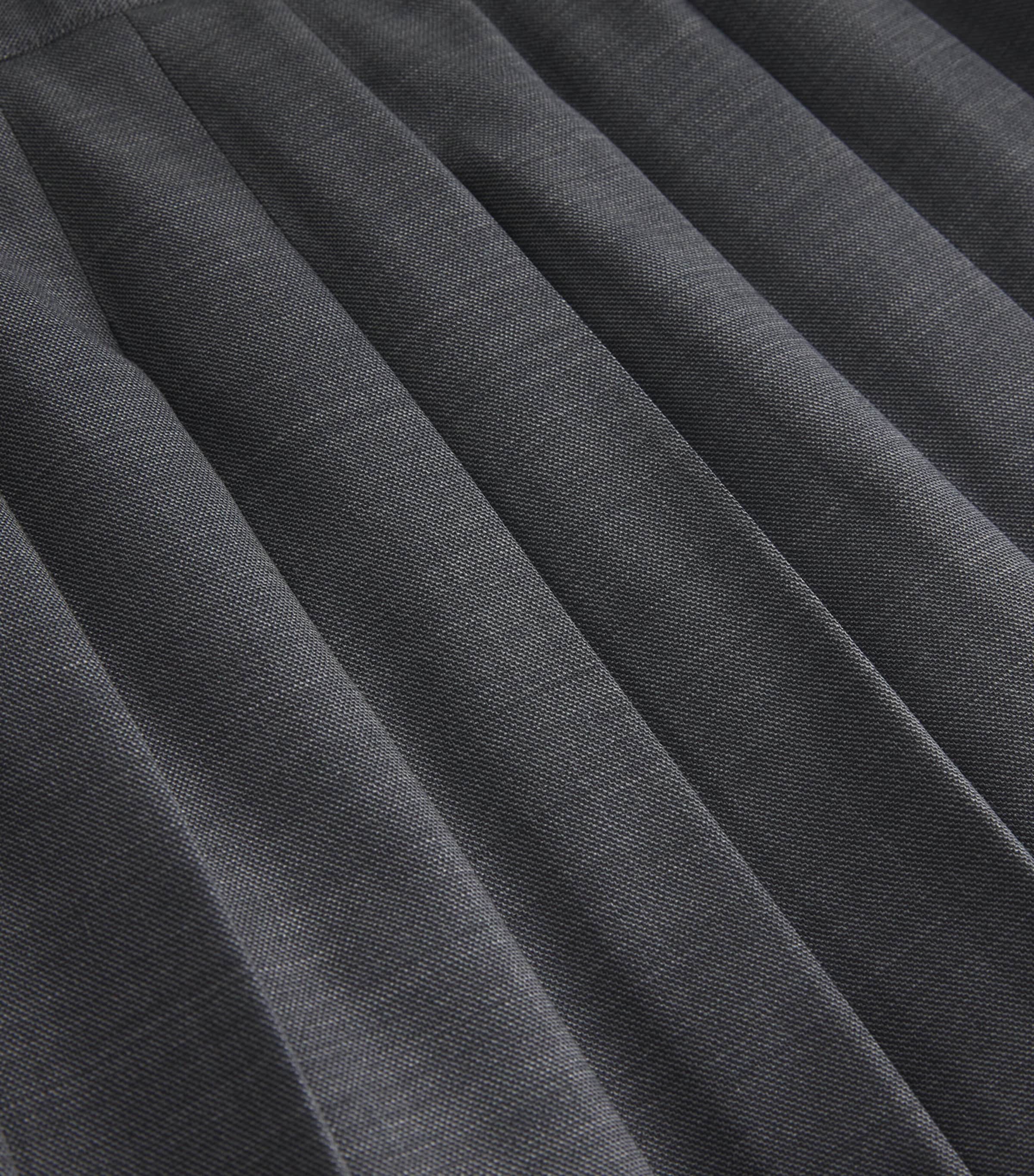 Wool-Blend Pleated Mini Skirt ANTHRACITE Image 5