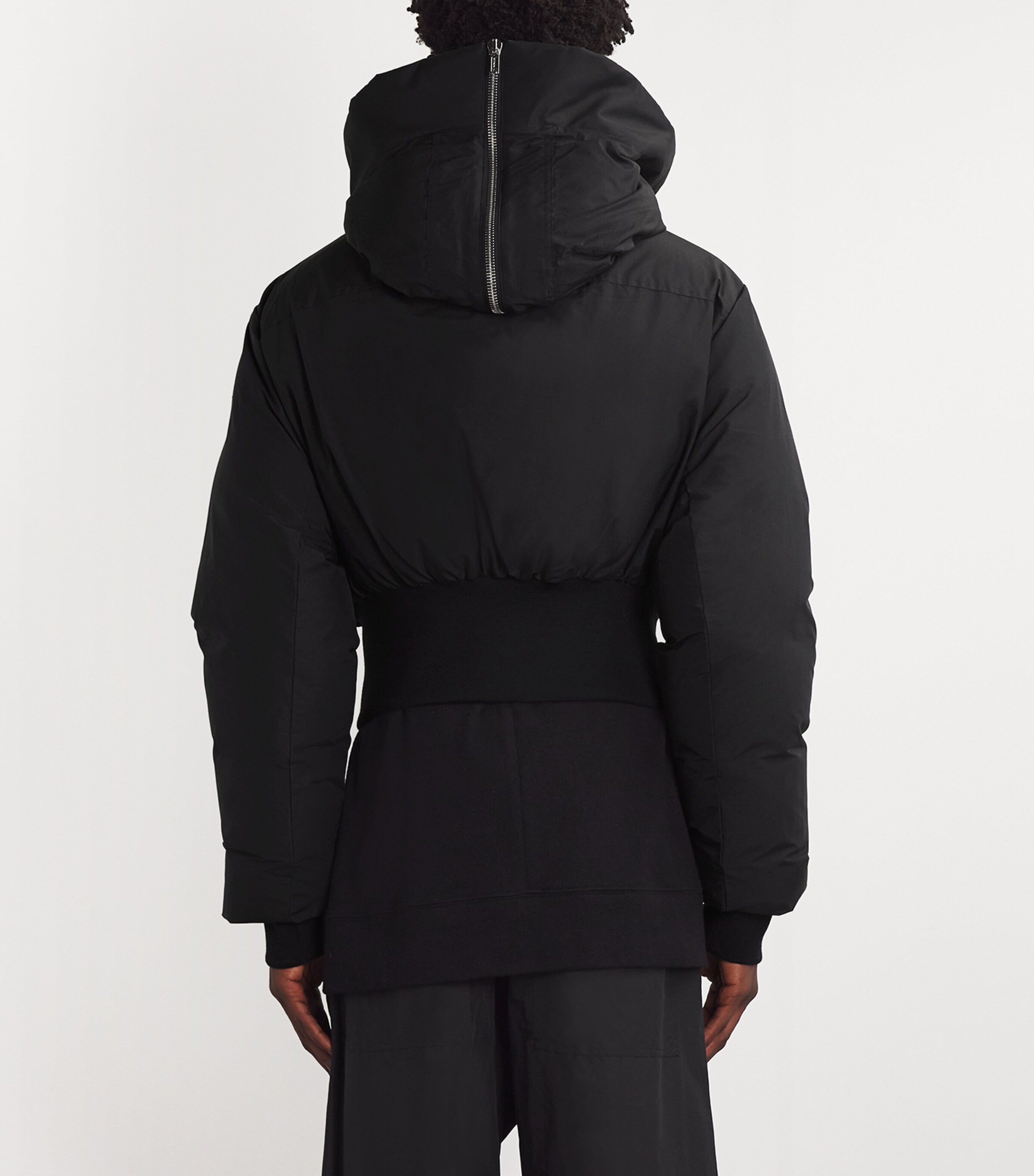 Alice様用Moncler Makaio RICK OWENS + Moncler Alice Logo-Appliquéd Shearling-Trimmed