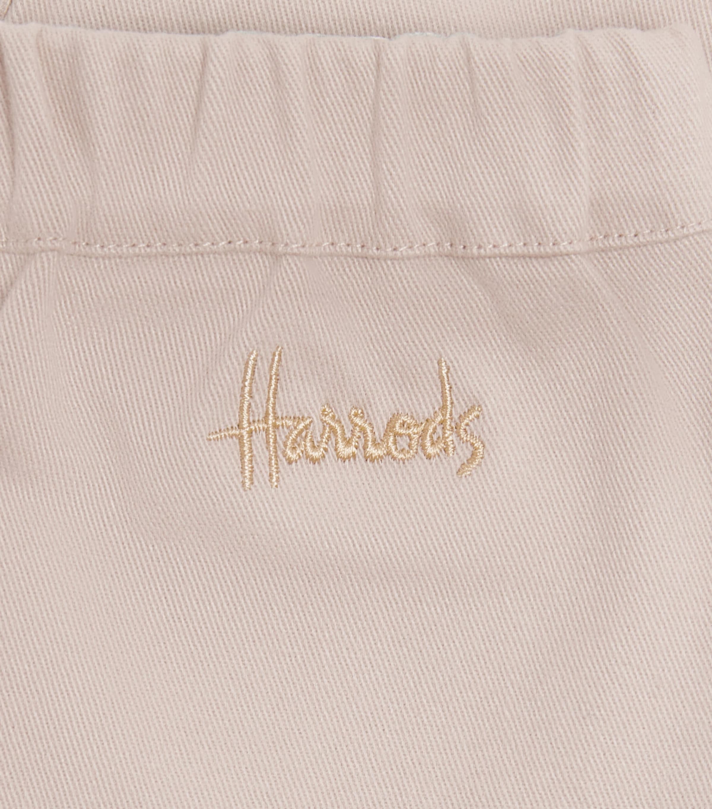 Harrods Stretch-Cotton Chinos (0-18 Months) Stone Image 3