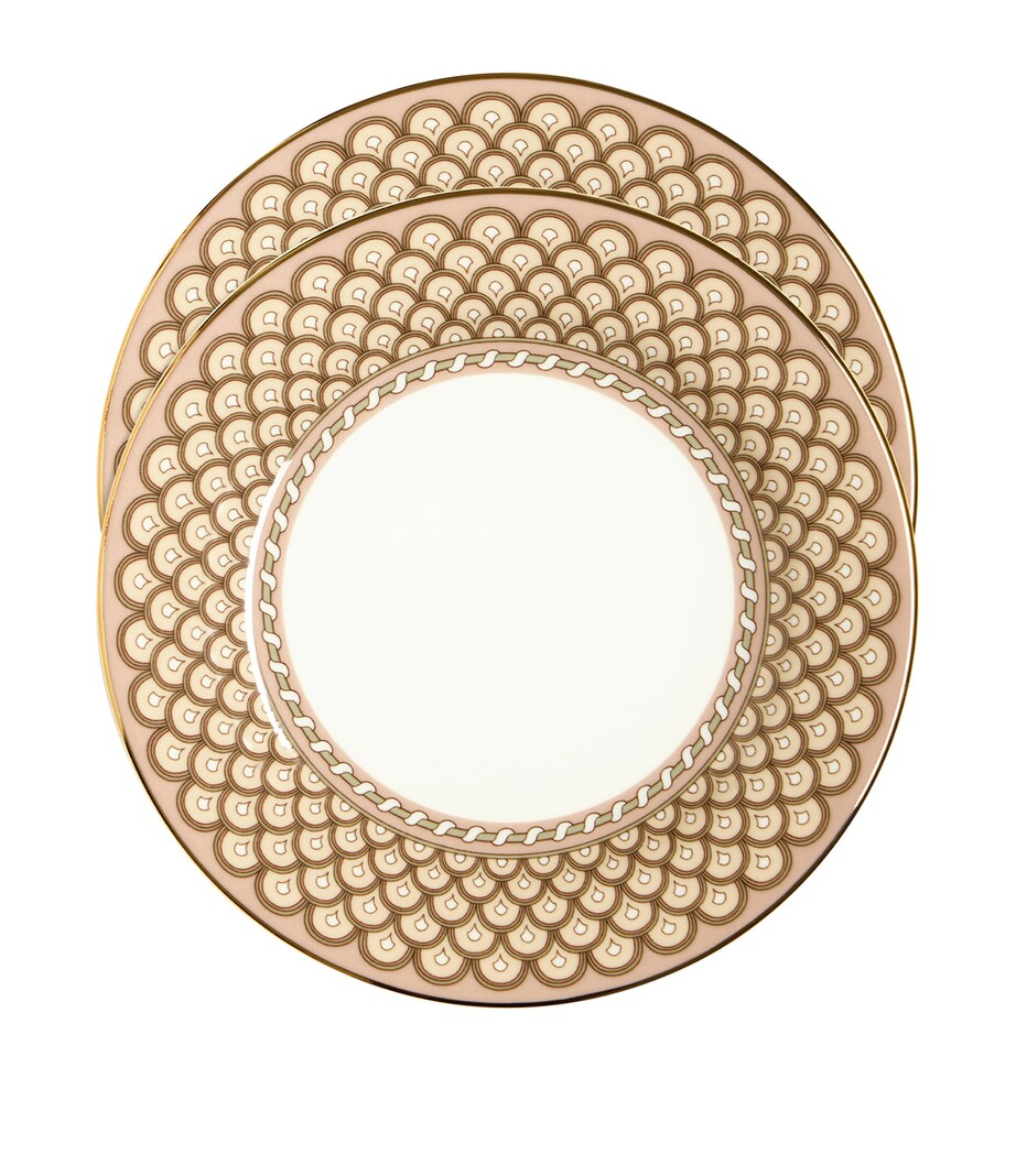 Set of 2 Odysseus Dessert Plates (20cm) DUSTY PINK Image 1