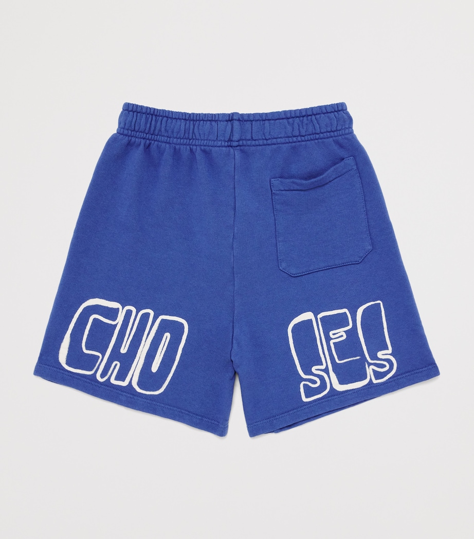 Bobo Choses Cotton Logo Sweatshorts (8-9 Years) Navy Blue Image 2