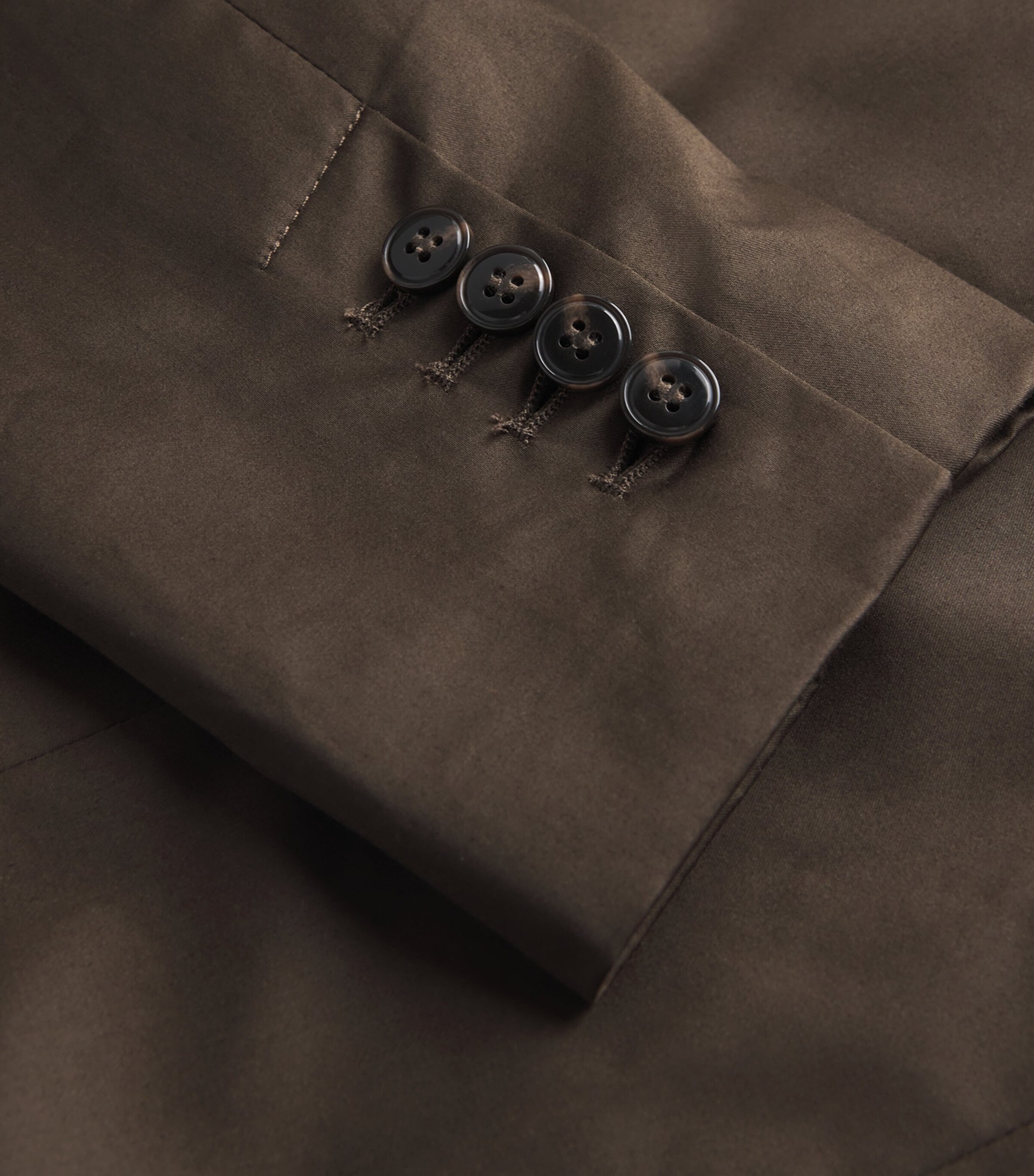 MAX&Co. Womens Stretch-Cotton Blazer Cocoa Image 5