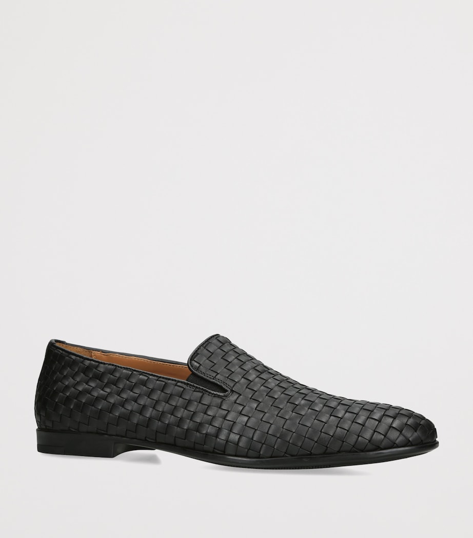 Brotini Leather Slippers Black Image 2