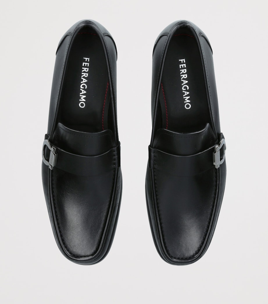 Leather Caspian Loafers BLACK Image 4