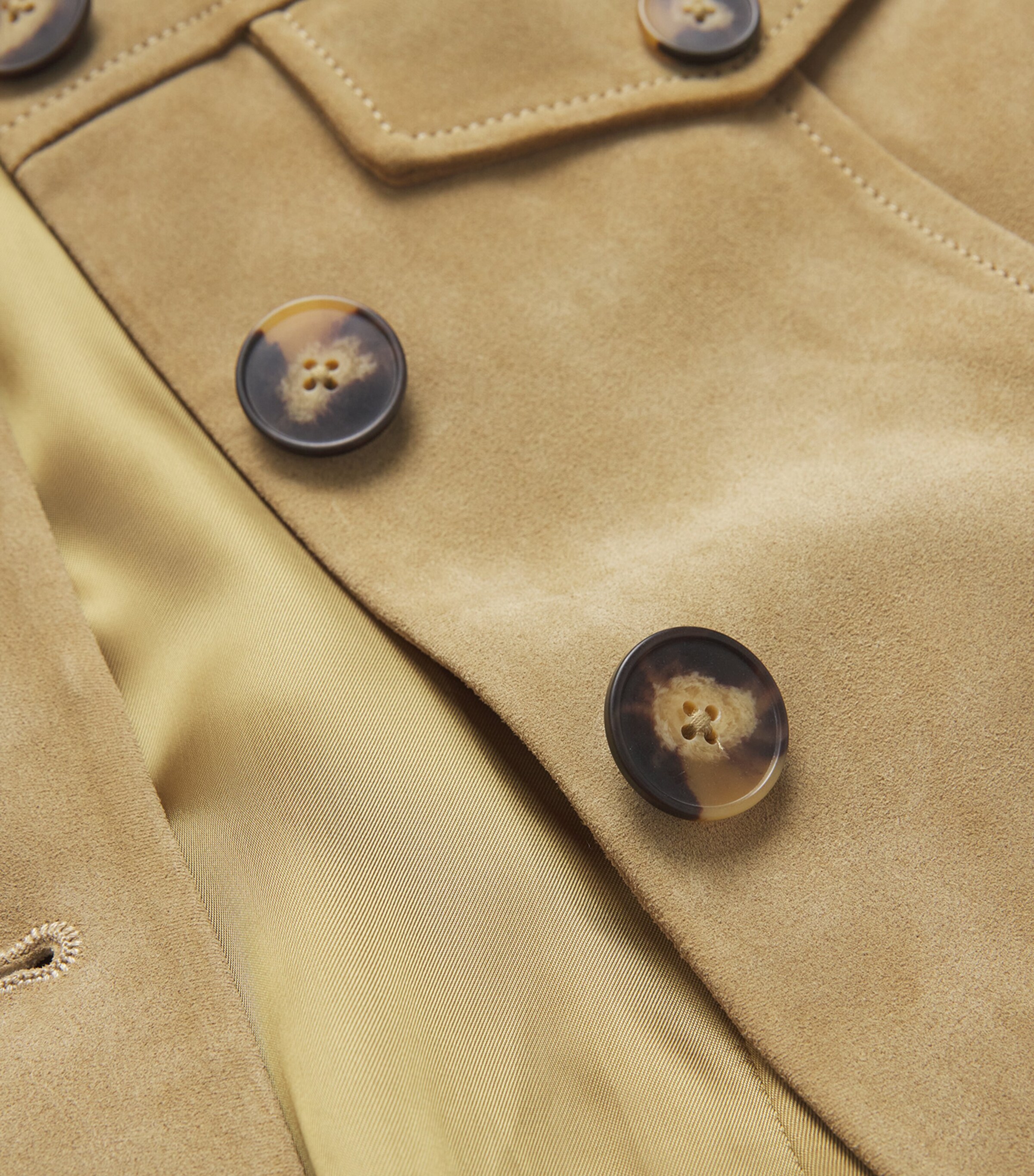 Suede Orrin Jacket DESERT KHAKI Image 5