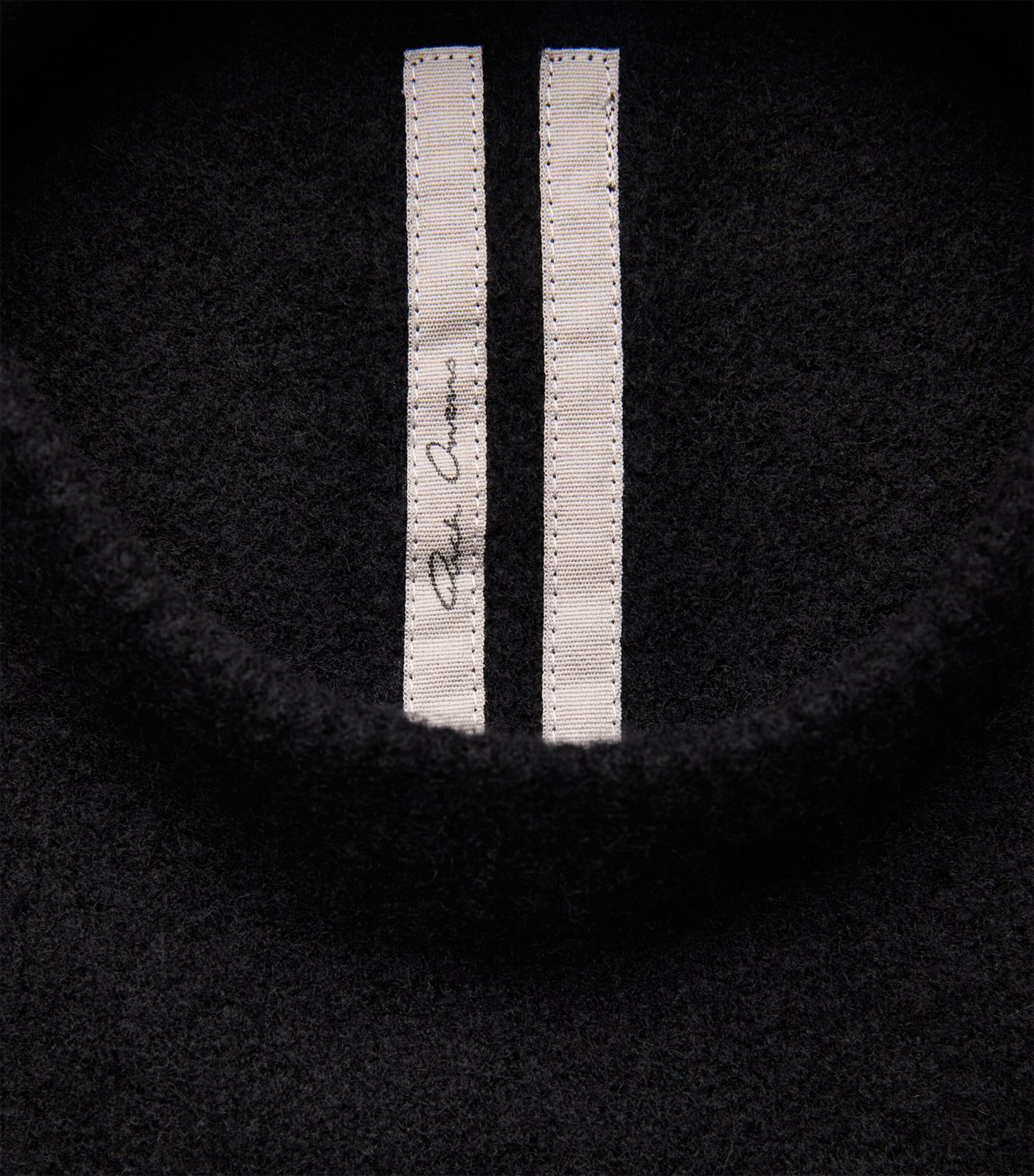 Rick Owens Mens Cashmere-Blend Crew-Neck Sweater Black Image 6