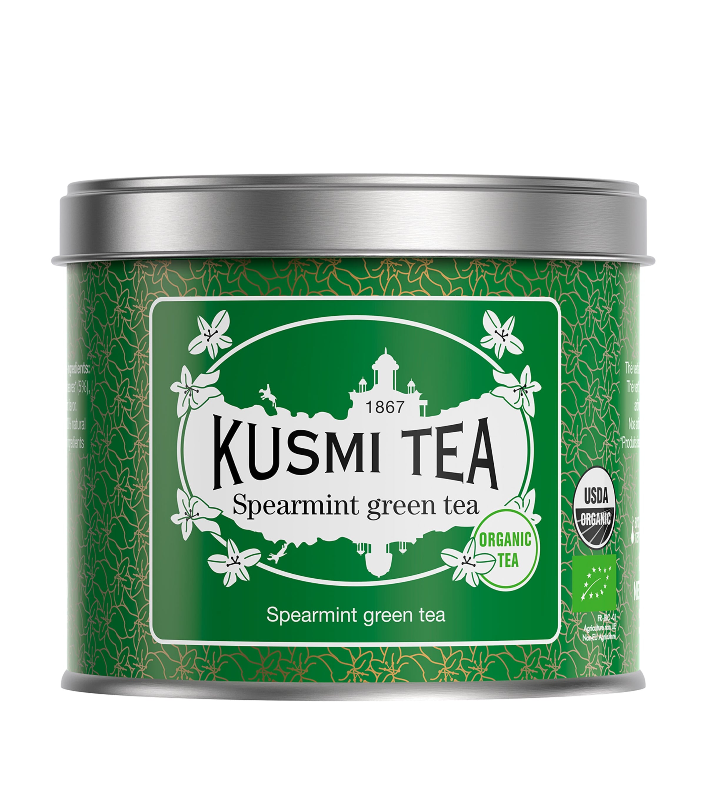 Kusmi Spearmint Loose Leaf Green Tea (100g) | Tea | Loose Leaf Tea | Food | Free From | Designers | Kusmi