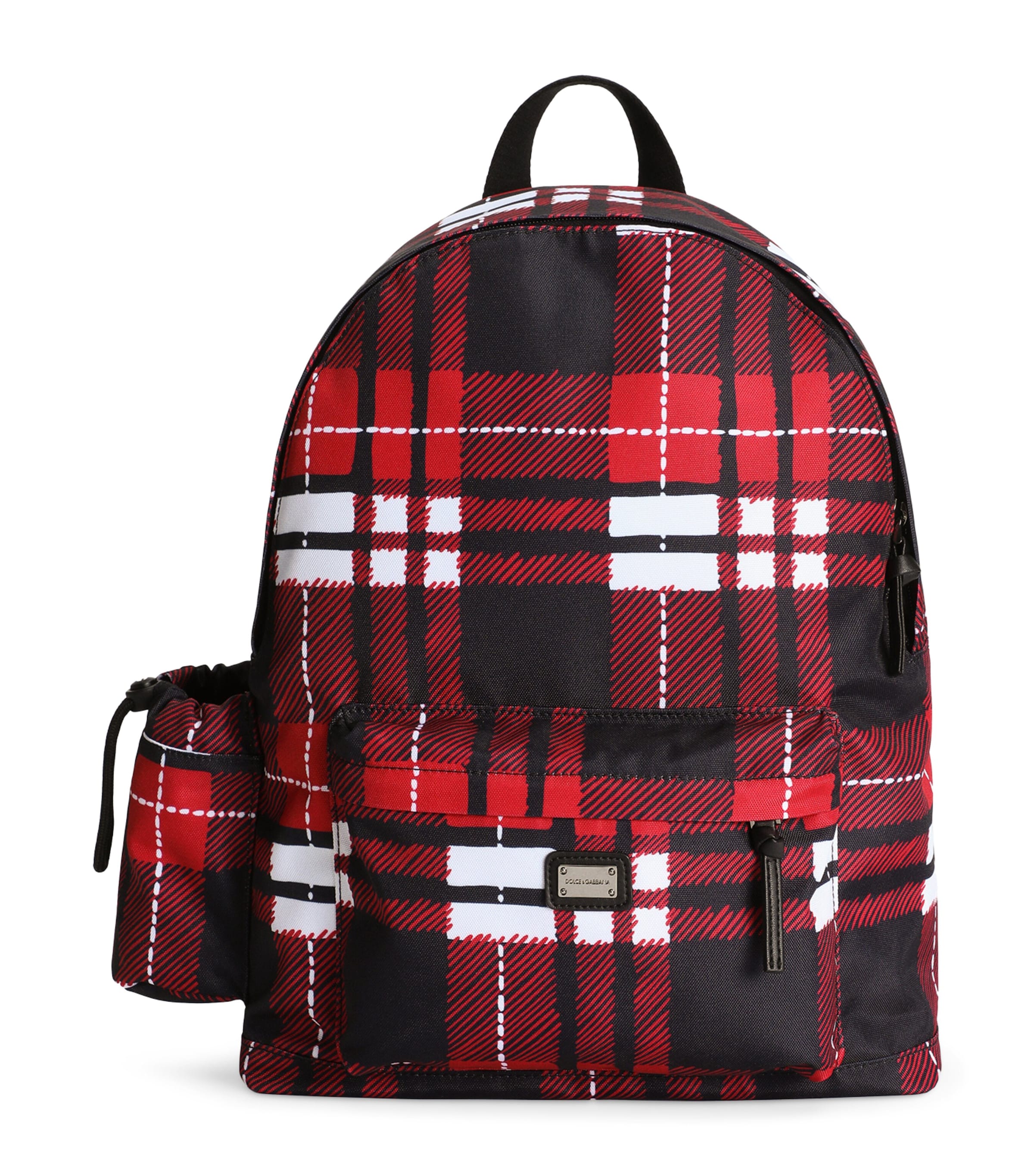 Nylon Tartan Print Backpack HS5QB-TARTAN RO Image 1