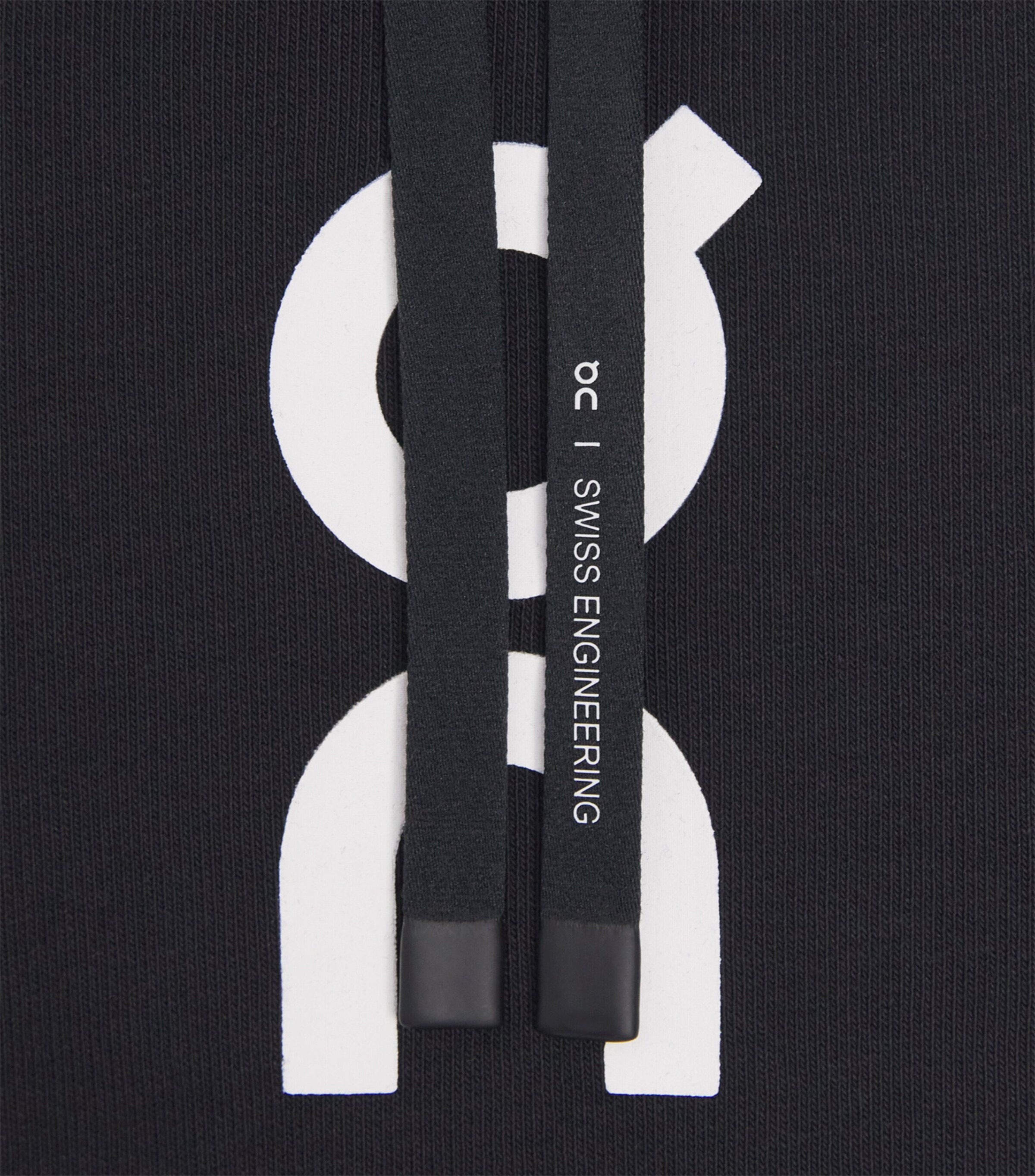 Organic Cotton-Blend Club Hoodie BLACK Image 5