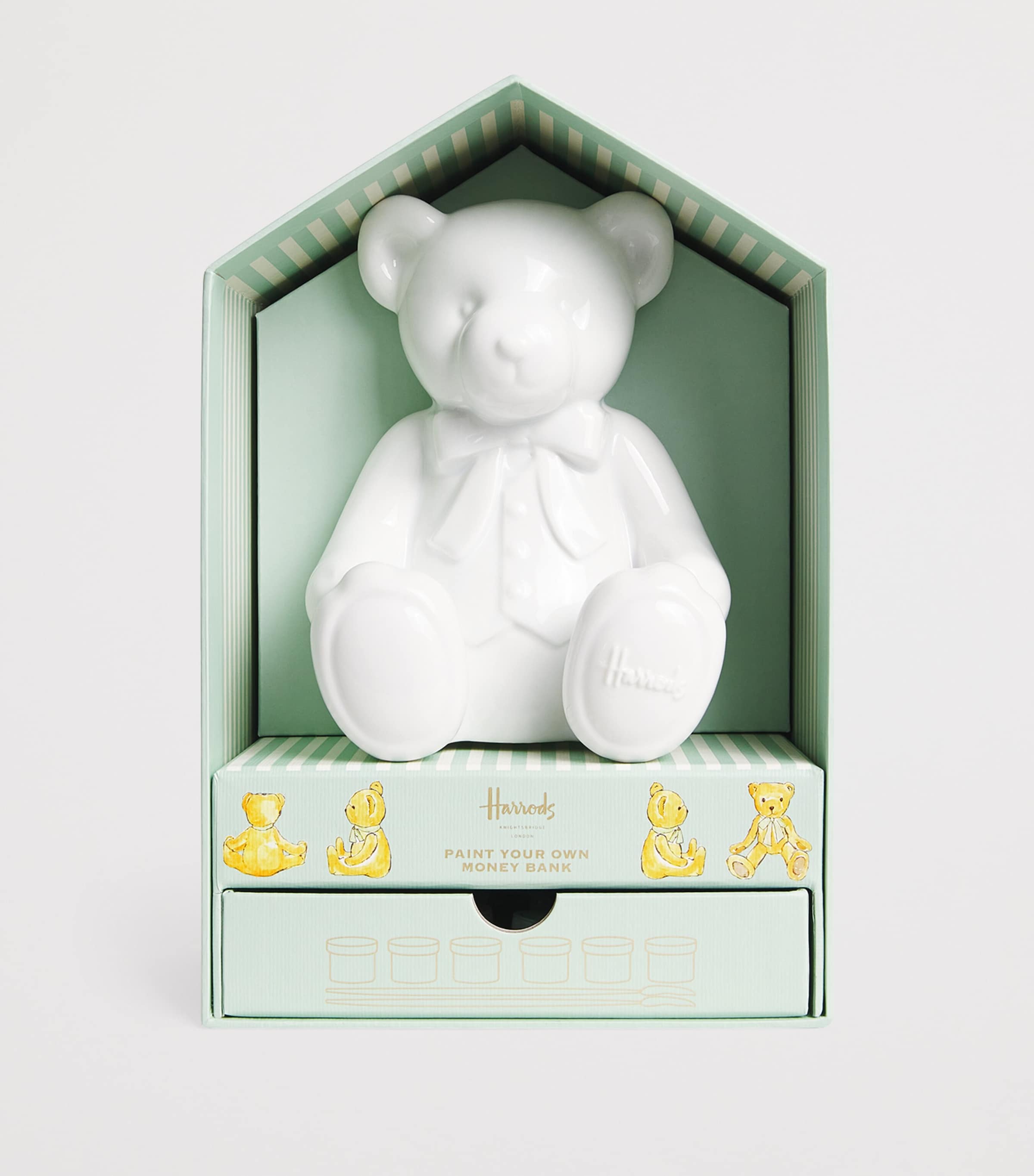Harrods Bear Paint Your Own Money Bank MULTI Image 2