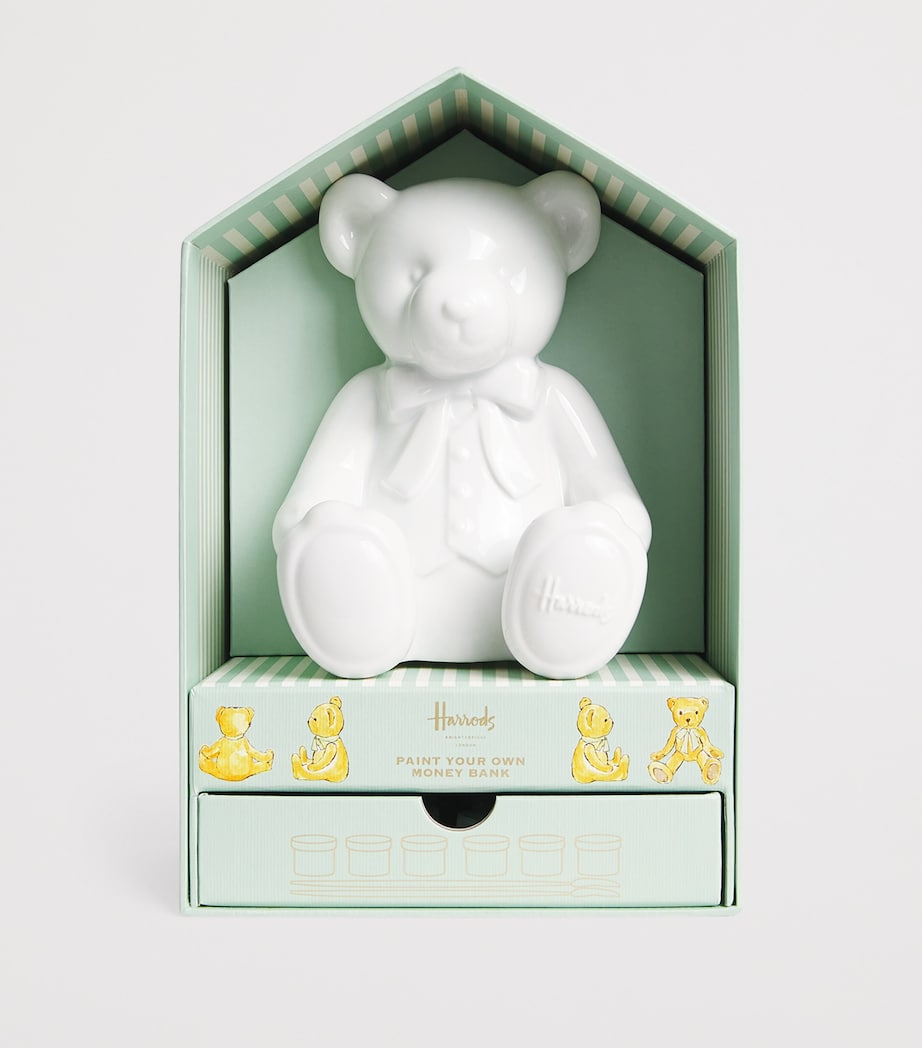 Harrods Bear Paint Your Own Money Bank MULTI Image 2