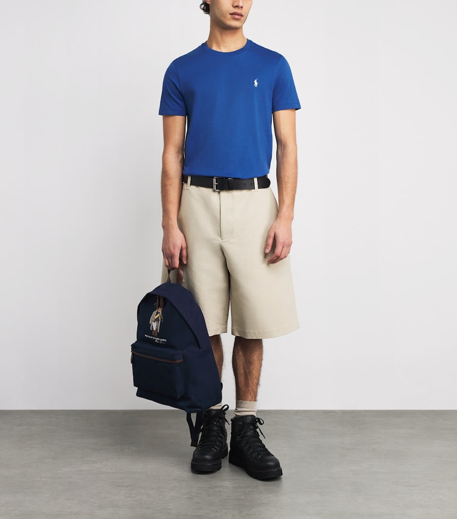 Cotton Logo T-Shirt DUSTY AZURE/C8135 Image 2