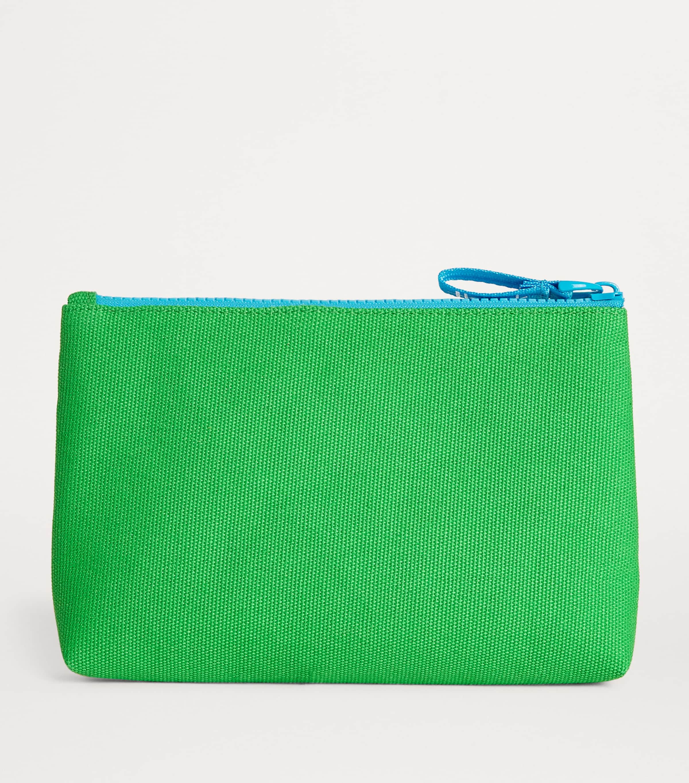 Small Cotton Logo Pouch BRIGHT GREEN Image 2