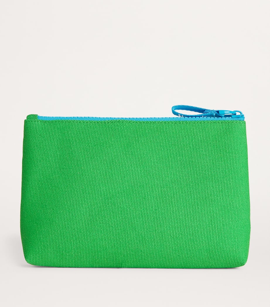 Small Cotton Logo Pouch BRIGHT GREEN Image 2