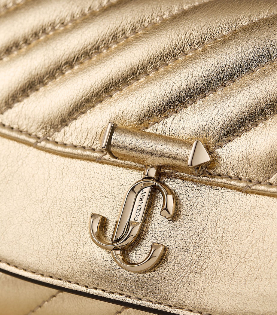 Leather Curve Chain Wallet GOLD/SHINY GOLD Image 3