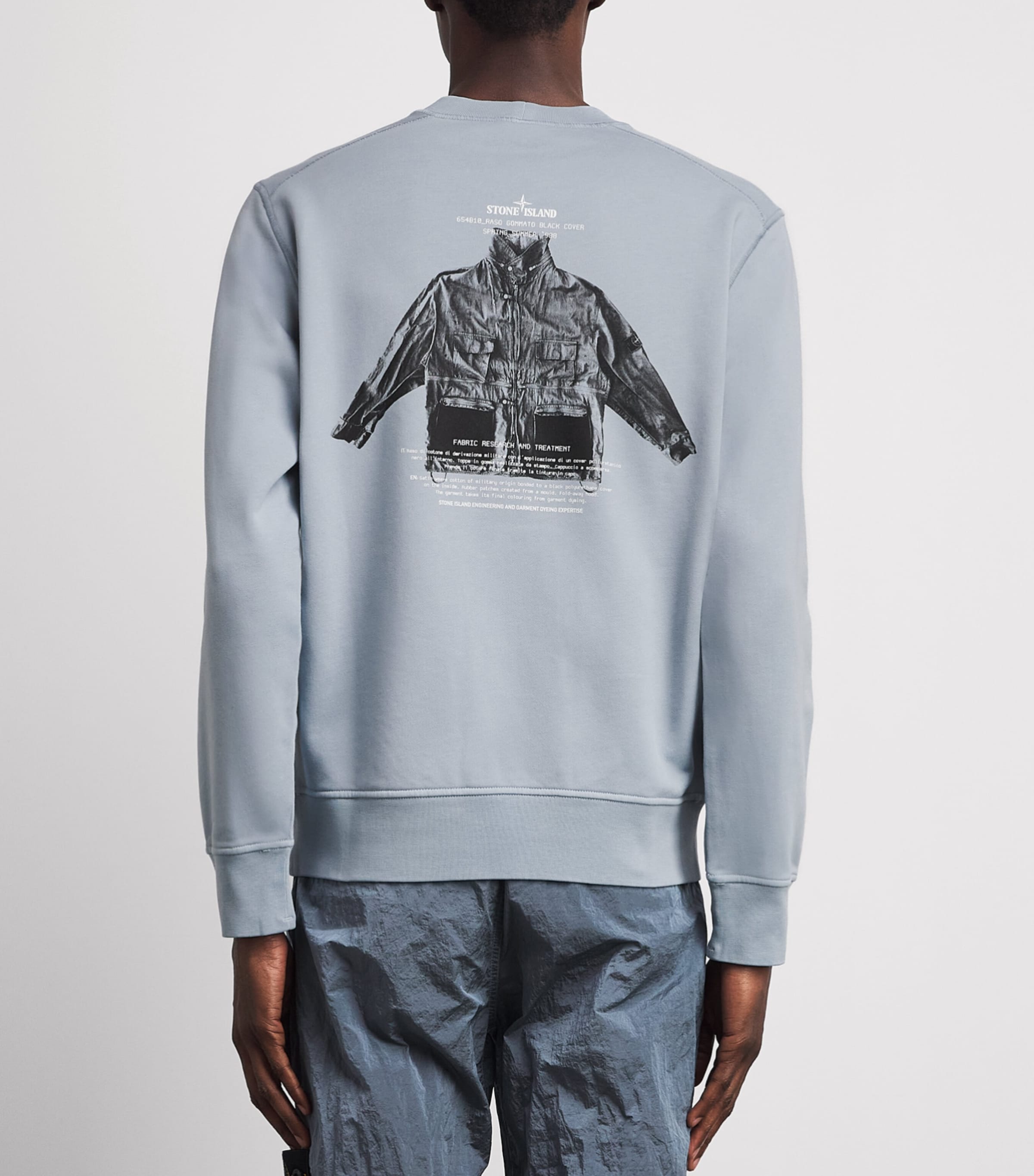 Stone Island Mens ARCHIVIO Logo Sweatshirt Image 5