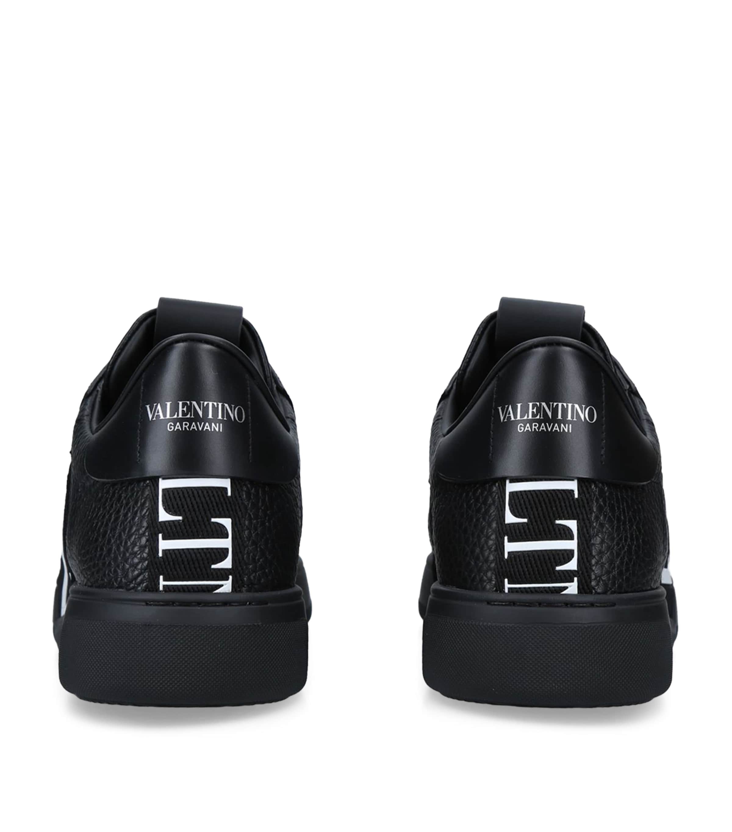 Leather Vl7N Bands Sneakers BLACK Image 2