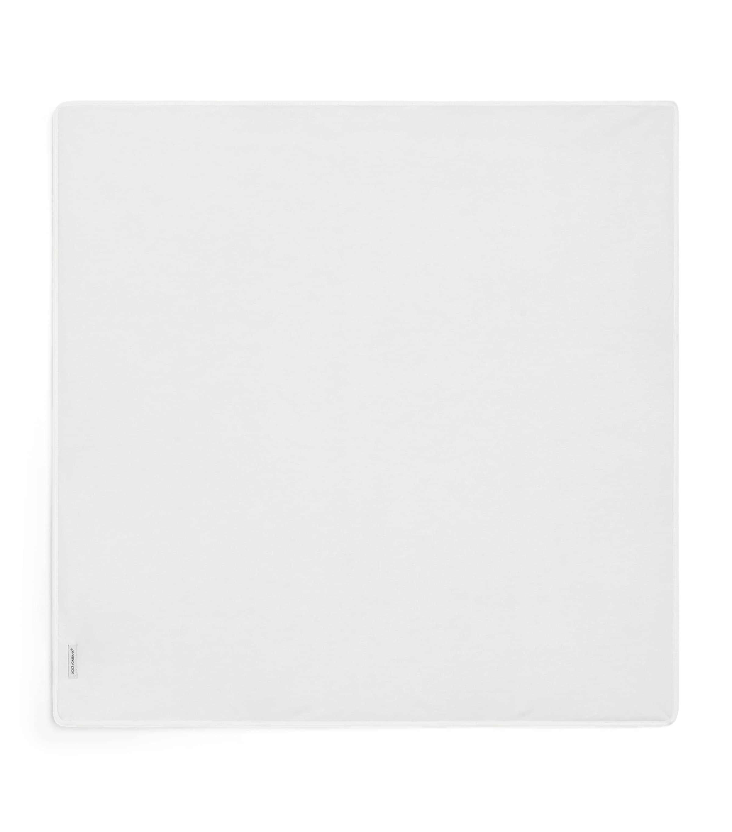 Dolce&Gabbana Kids Cotton Logo Print Blanket Combined Image 1