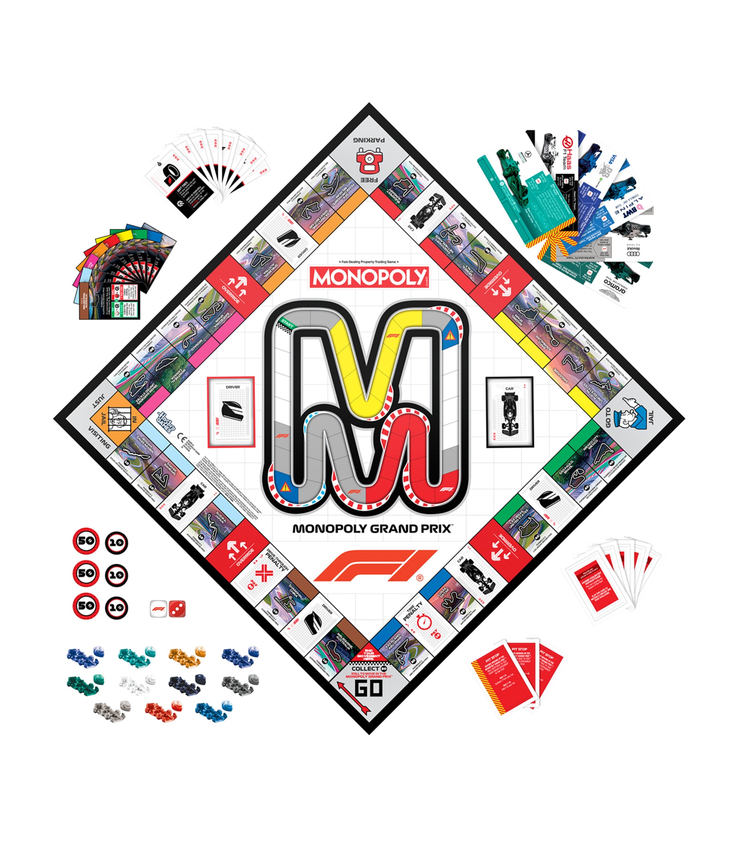 Hasbro Games Monopoly F1 Edition Board Game Image 3