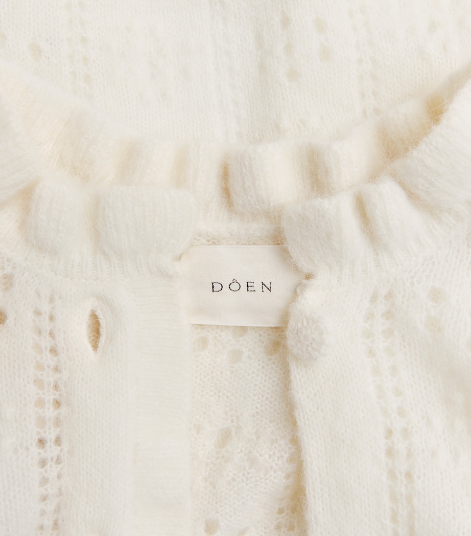 Alpaca-Blend Claudie Cardigan IVORY Image 5