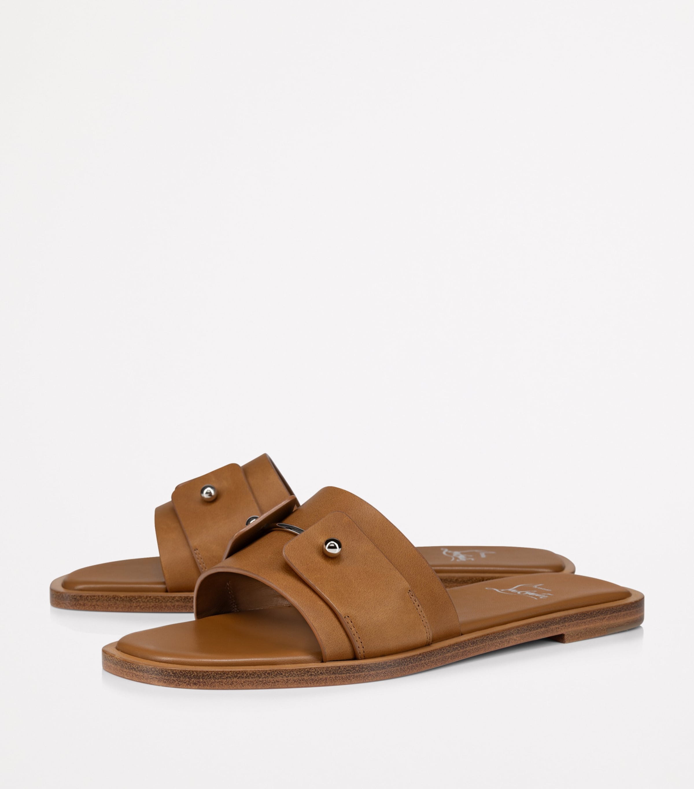 Chambelimule Donna Calf Leather Mules 7130 Image 2