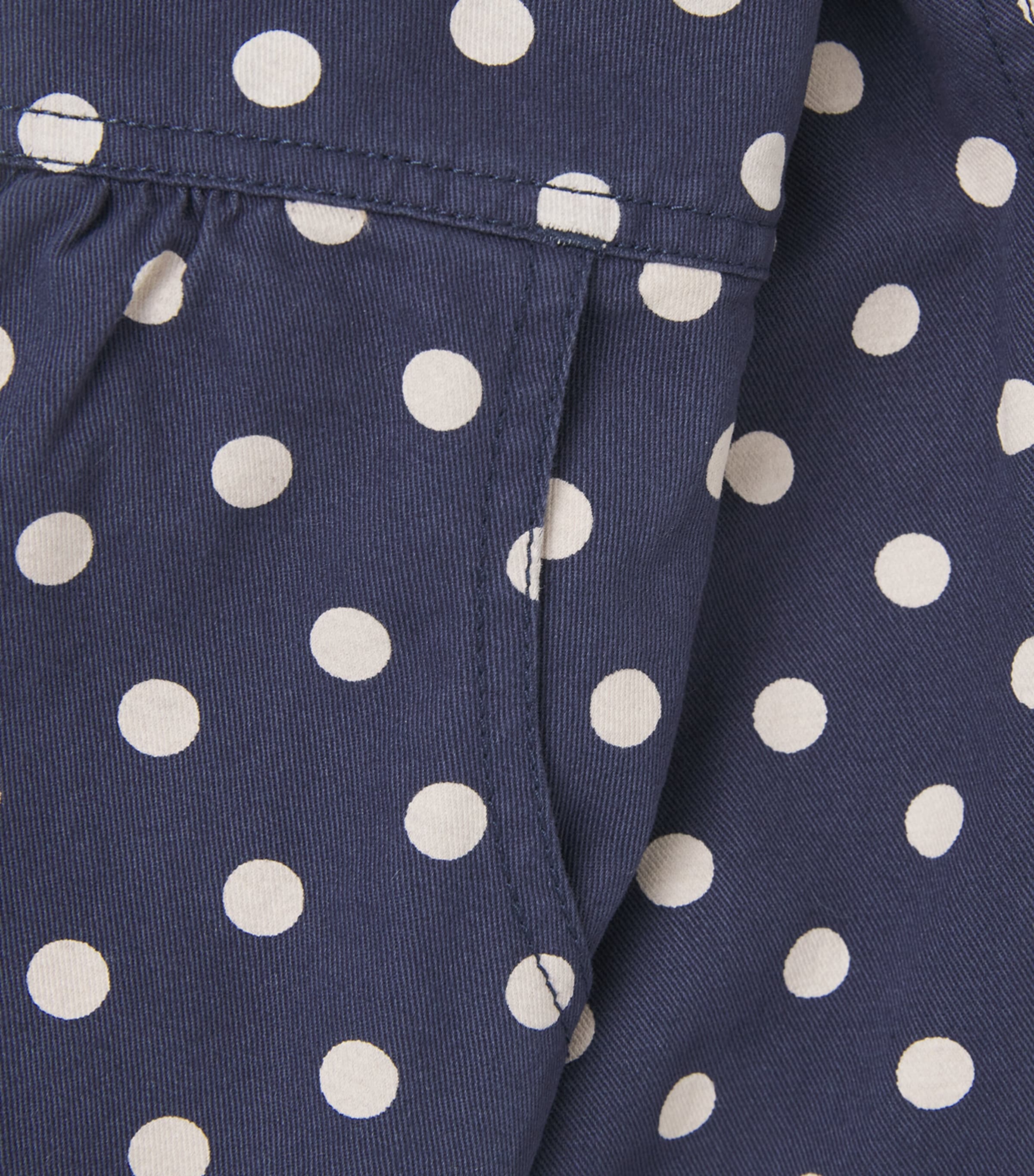 KONGES SLOJD Organic Cotton Polka Dot Nola Trousers (9 Months – 10 Years) Nuit Image 3