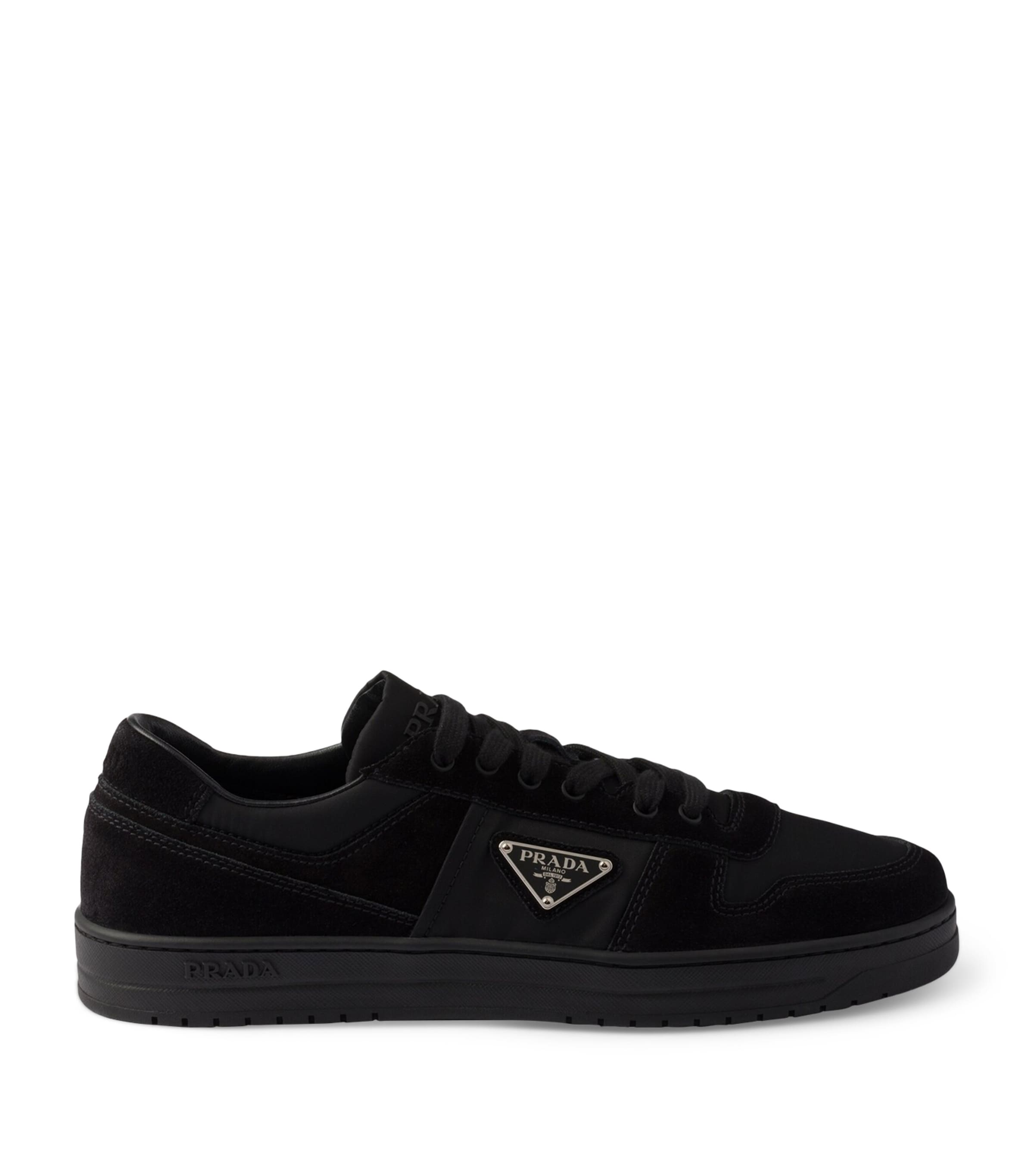 Suede and Re-Nylon Downtown Sneakers F0002 Image 1