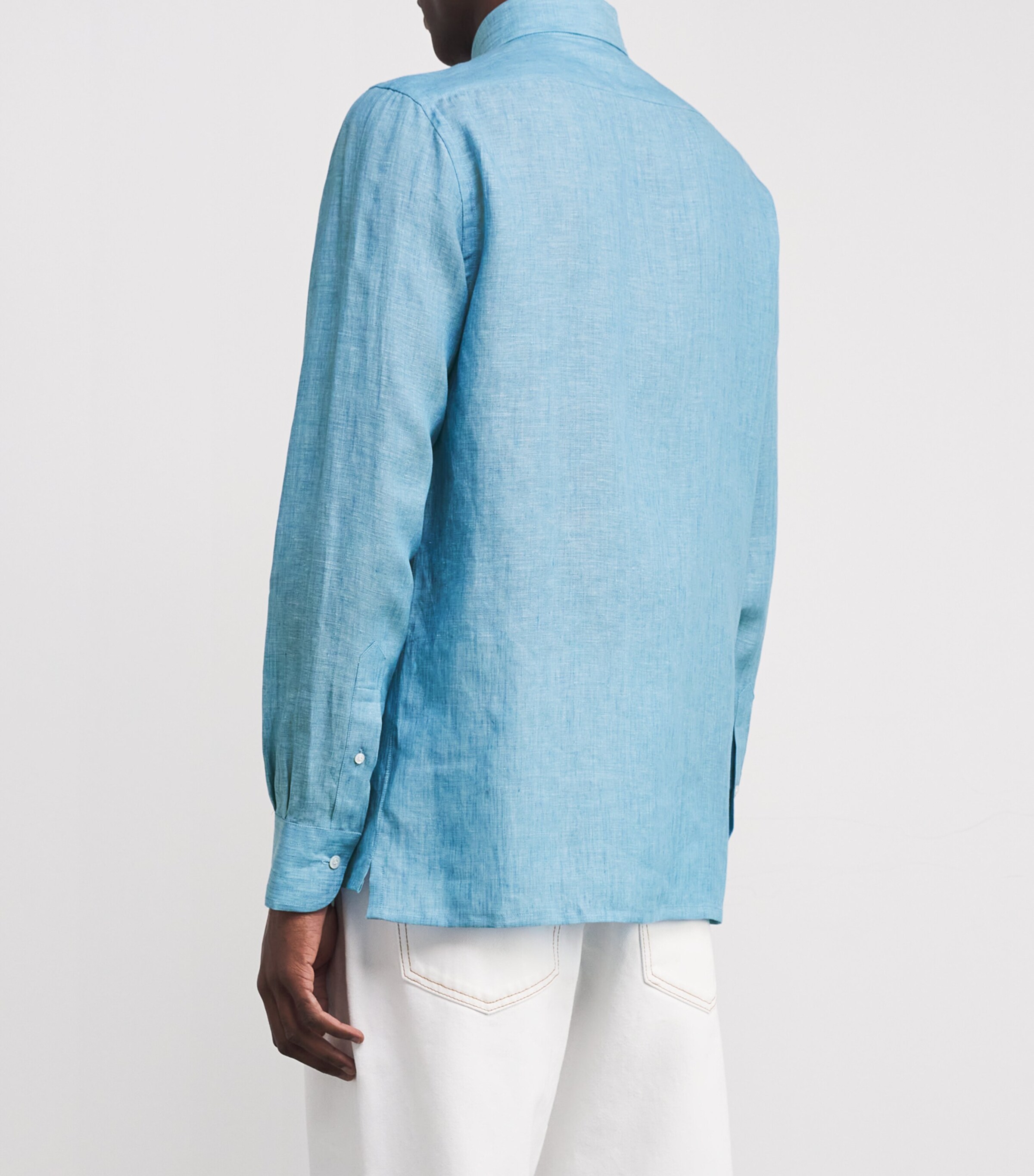 Cotton Shirt 140C - TURCHESE T26 Image 4