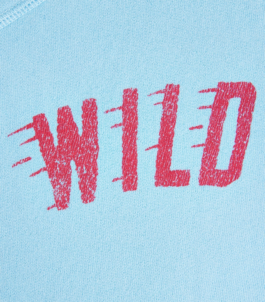 MOTHER Womens Cotton The Concert Sweatshirt Wild Thing Image 6