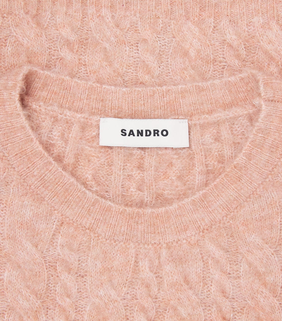 Wool-Blend Sweater Vest POUDRE PINK Image 5