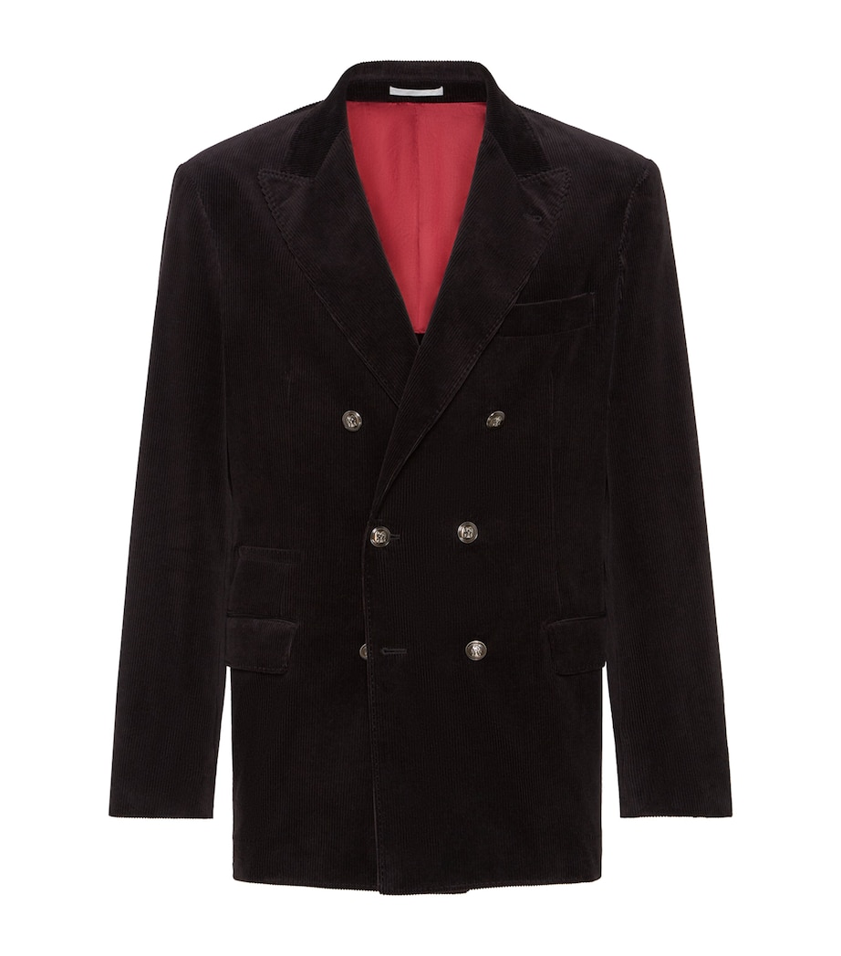 Cotton-Cashmere Corduroy Deconstructed Blazer C101 Image 1