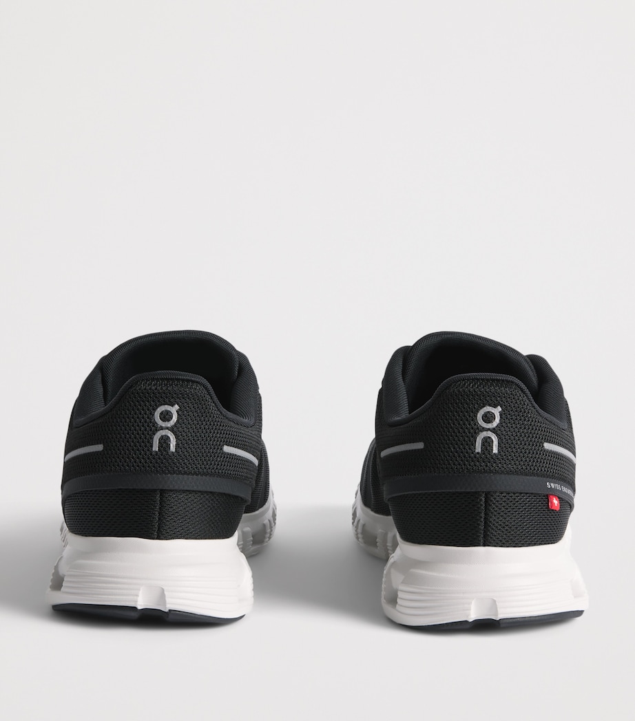 On Mens Cloud 6 Trainers Black | White Image 5
