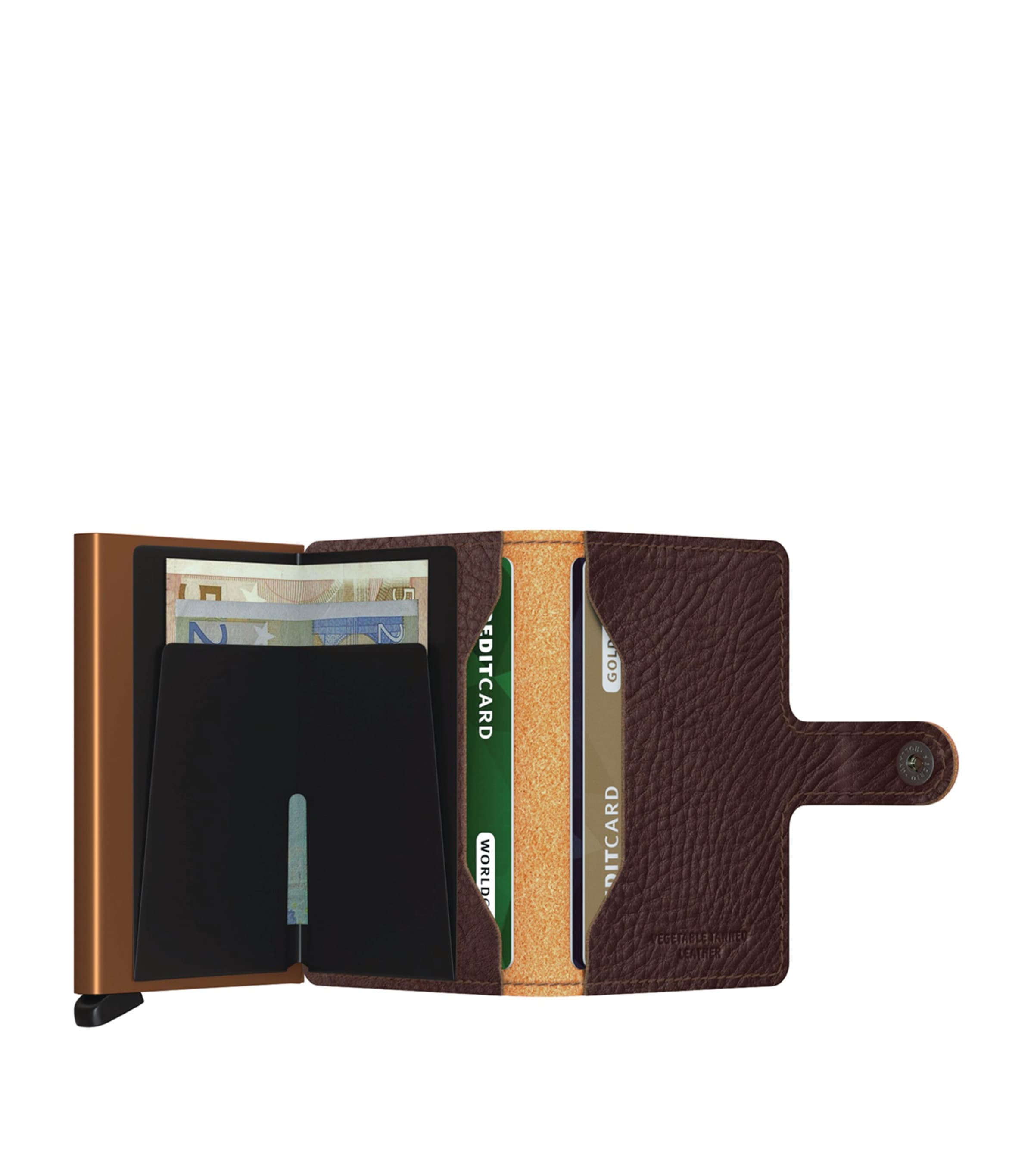 Secrid Veg Leather Miniwallet Caramel Image 3