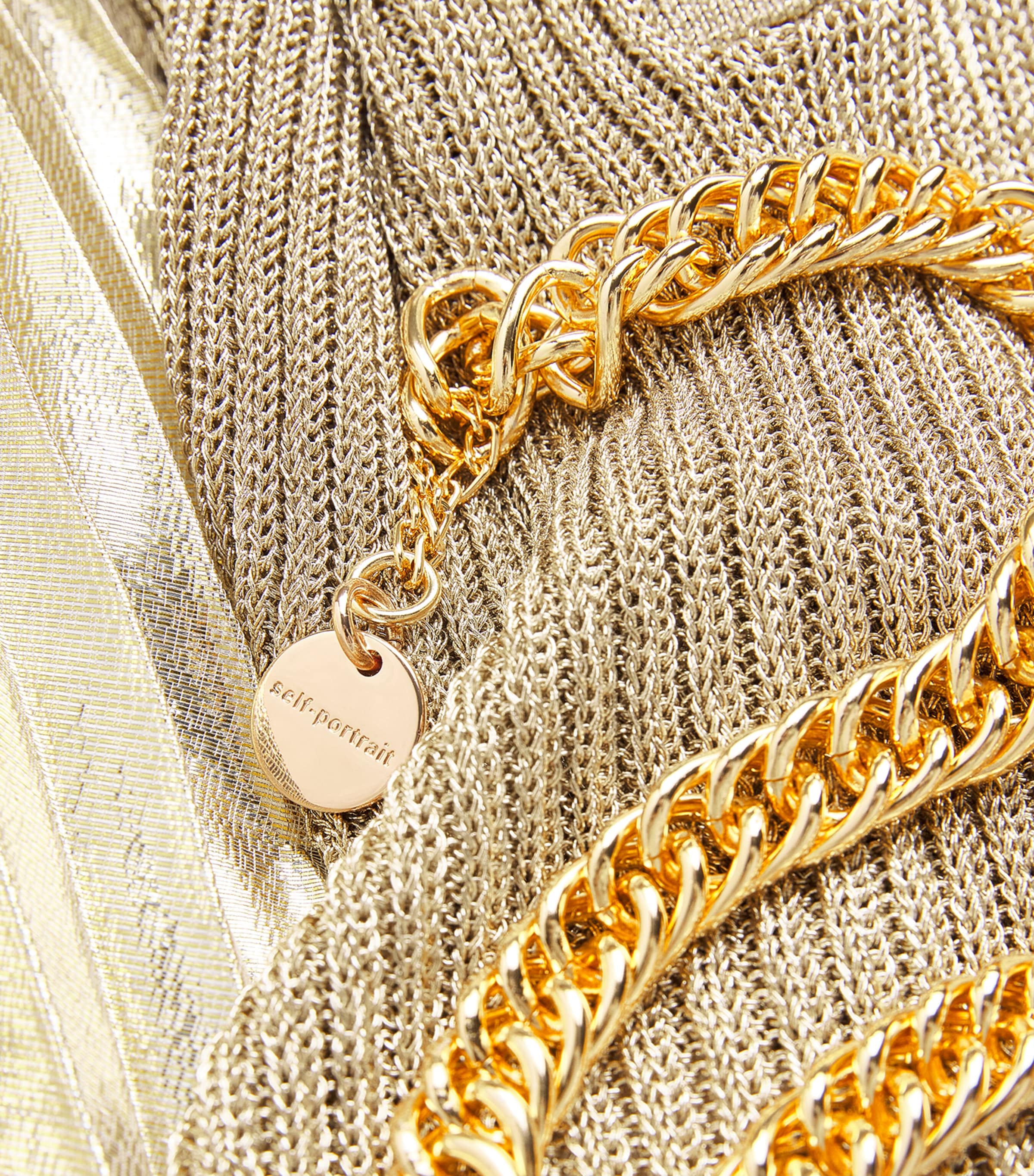 Lurex Ribbed Maxi Dress GOLD Image 5