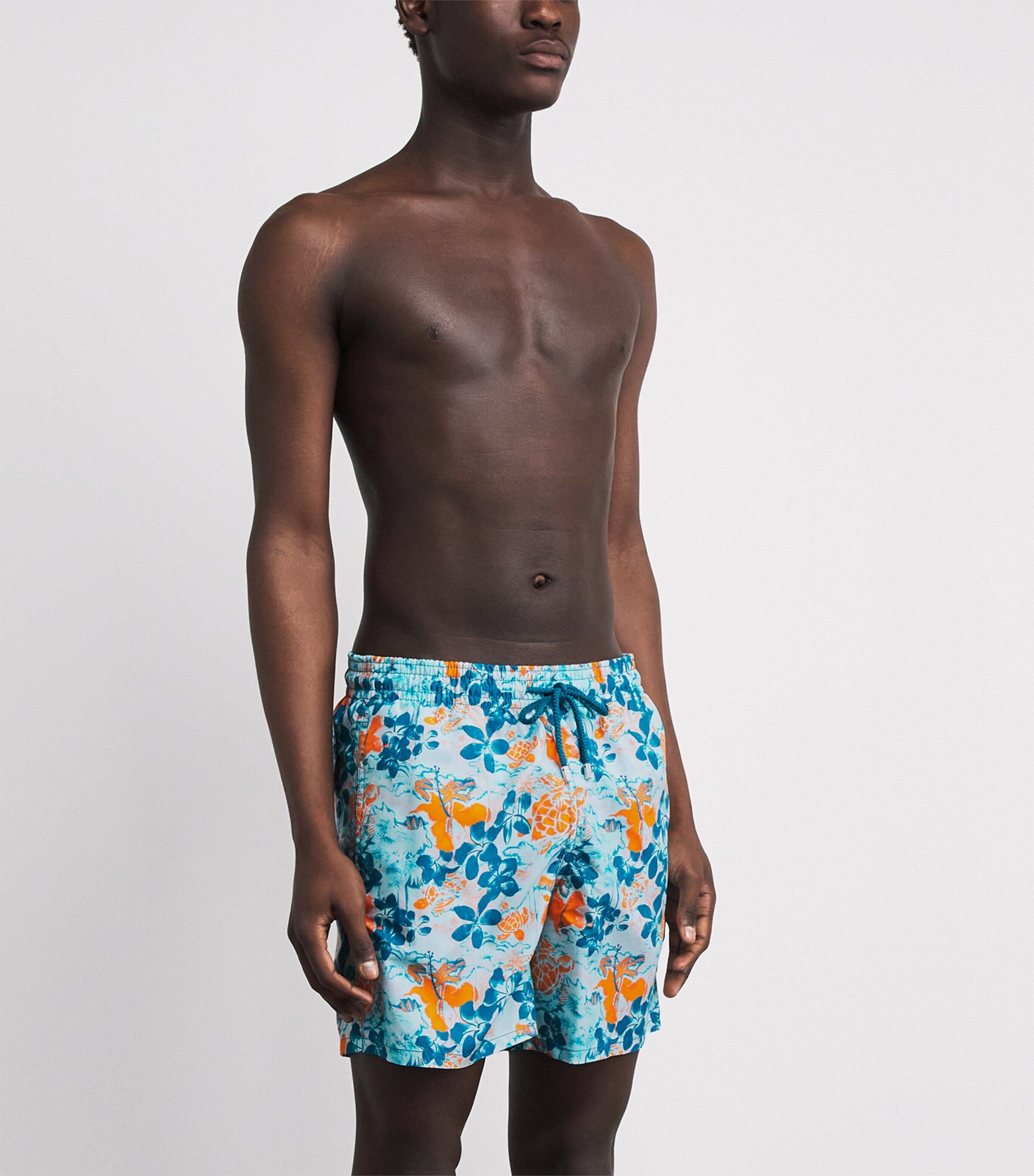 Vilebrequin Mens Turtle Print Moorea Swim Shorts Coin Coin Image 3