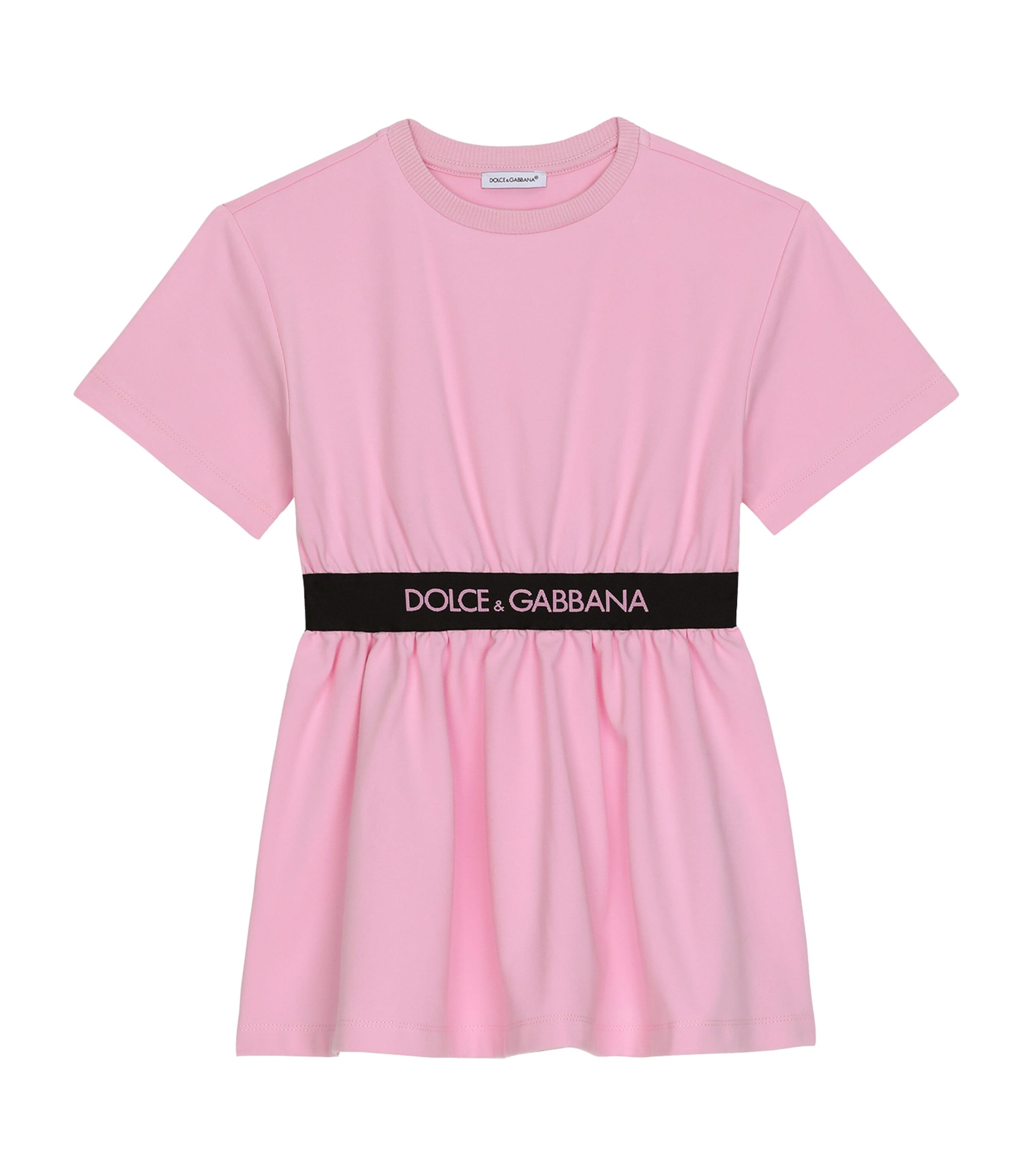 Shop Dolce & Gabbana Cotton Short-sleeved Dress