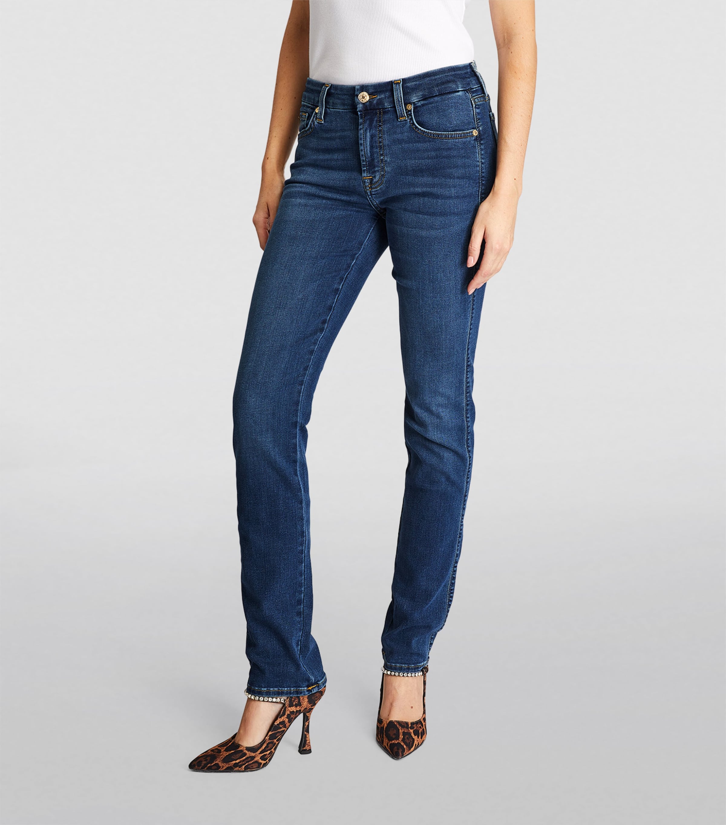 The Straight B(Air) High-Rise Jeans MID BLUE Image 3