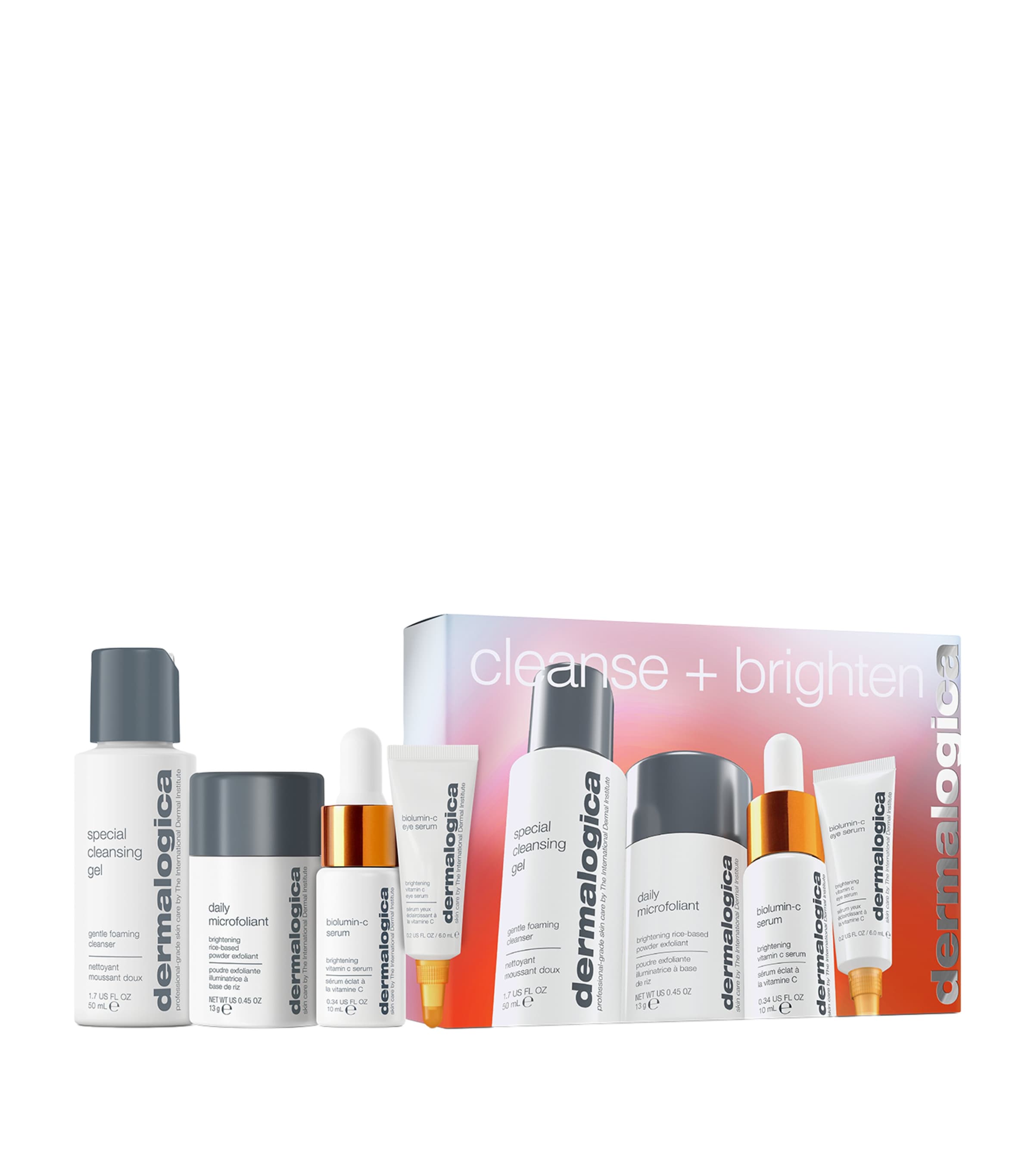 Dermalogica Cleanse And Brighten Skincare Gift Set In White