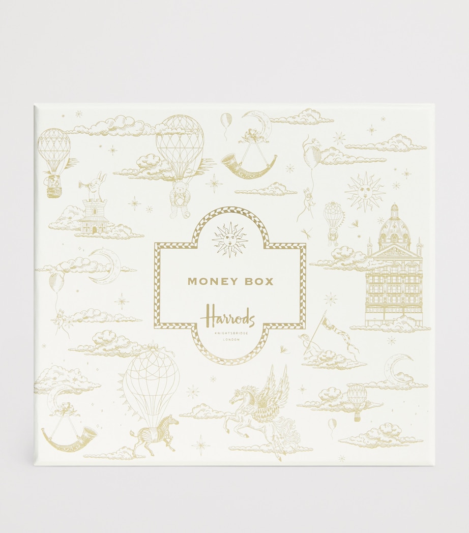 Harrods Silver-Plated Bear Money Box Silver Image 2