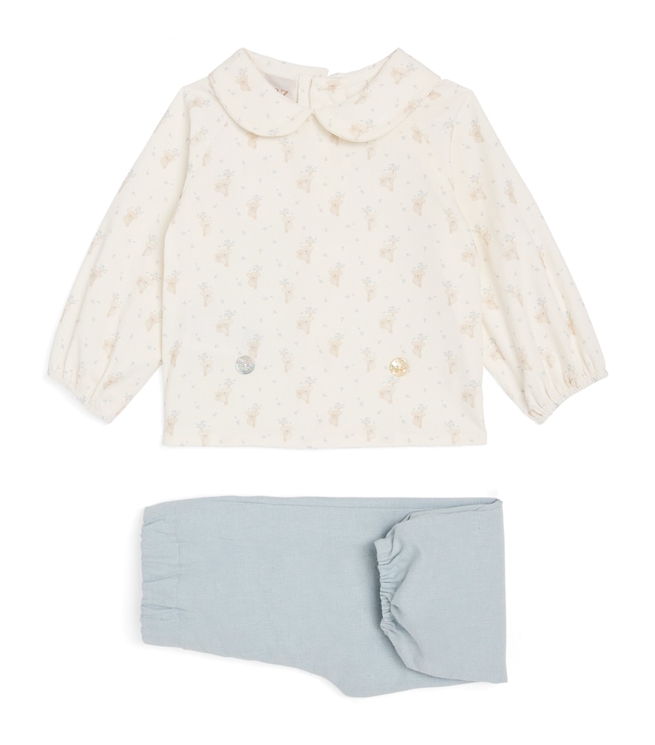 Cotton Koala Blouse and Trousers Set (9 Months) 25 T2003 Image 1
