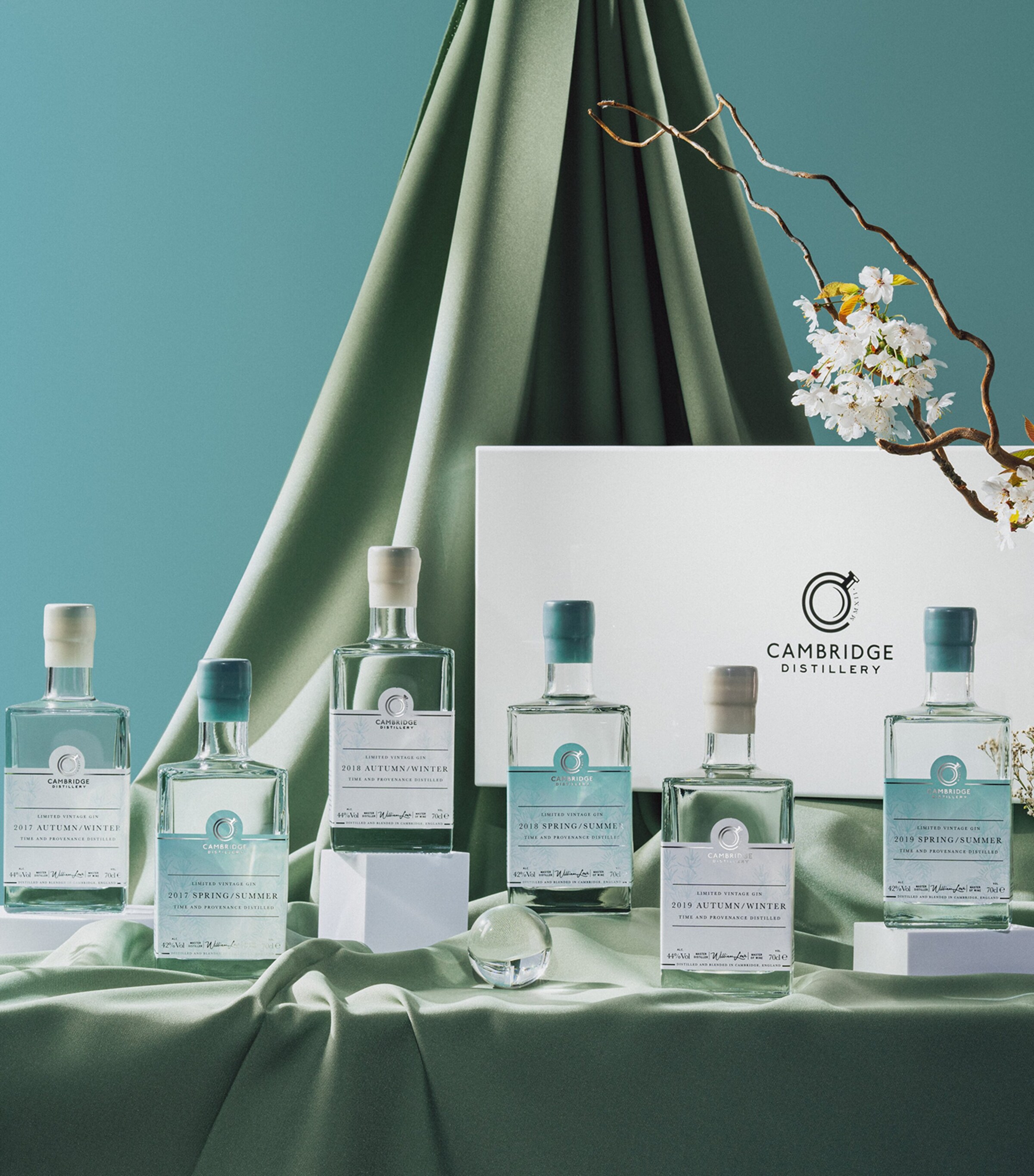 Cambridge Distillery Cambridge Gin Anthology Set (6 x 75cl) Image 2