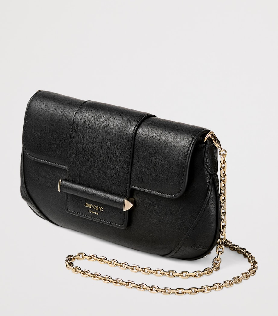 Bar Mini Chain Wallet BLACK/SHINY GOLD Image 2