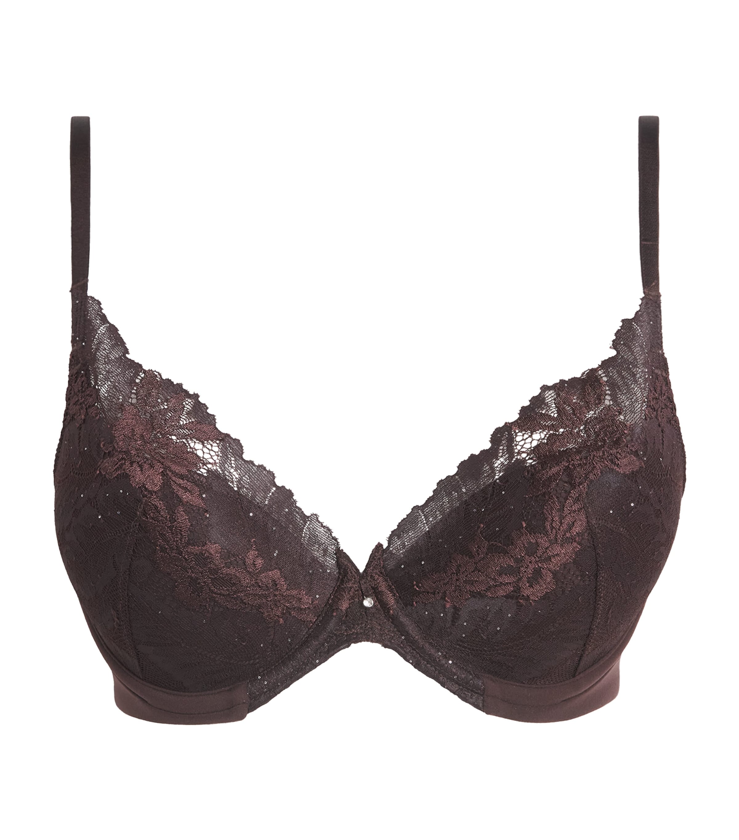 Wacoal Brown Most Divine Plunge Bra | Harrods UK
