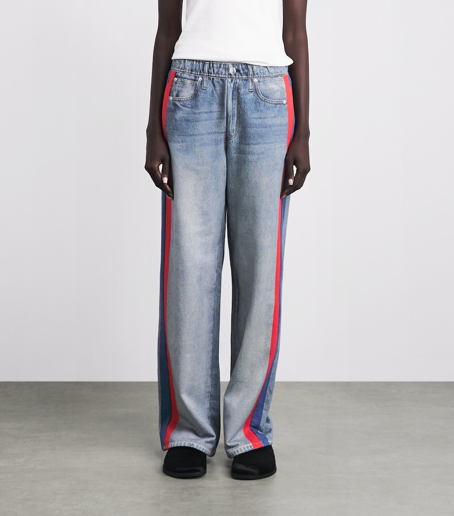 Rag & Bone Womens Miramar Sport Track Pants Coneyblue Image 4