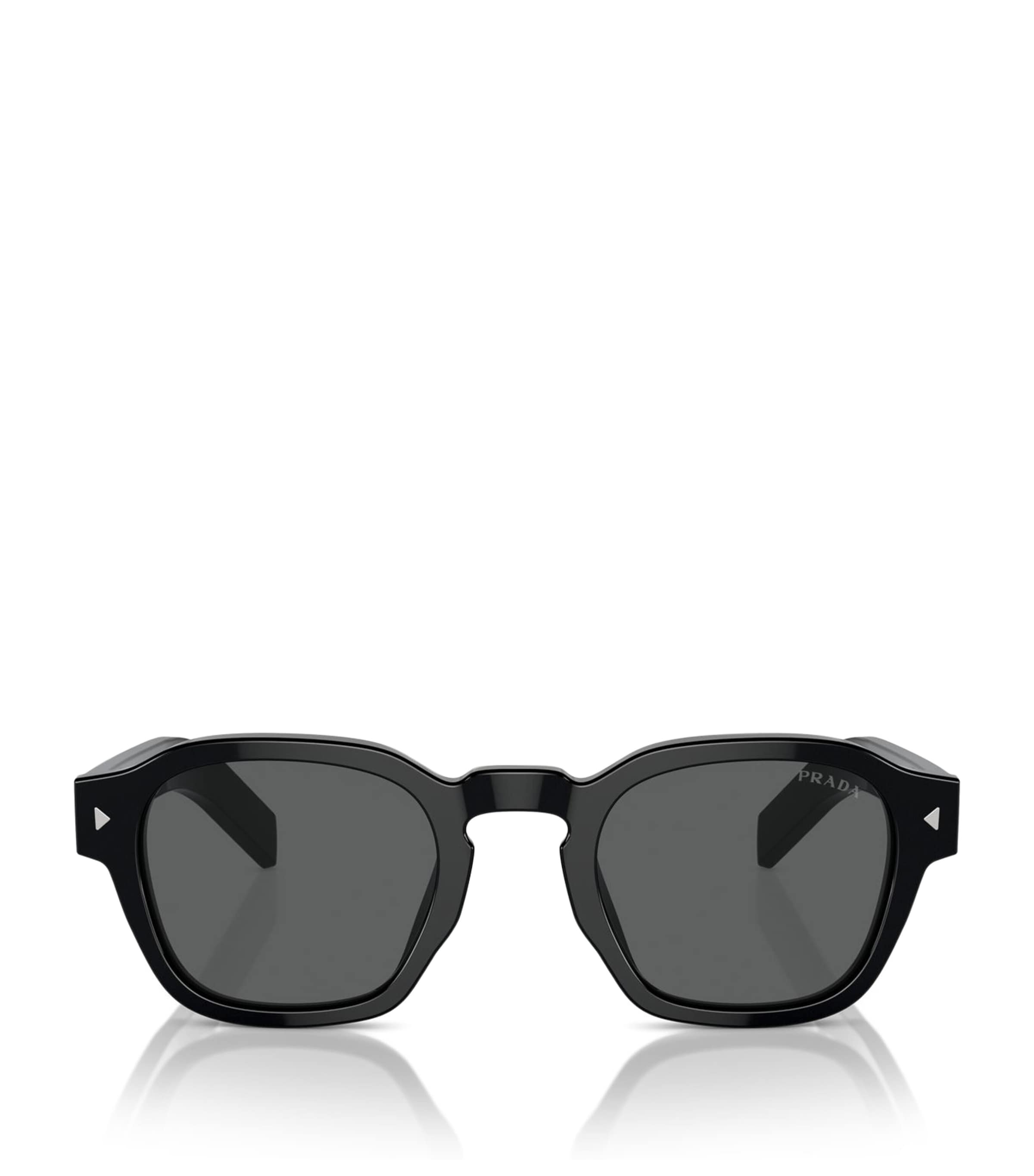 Prada Eyewear Square Frame Sunglasses In Black