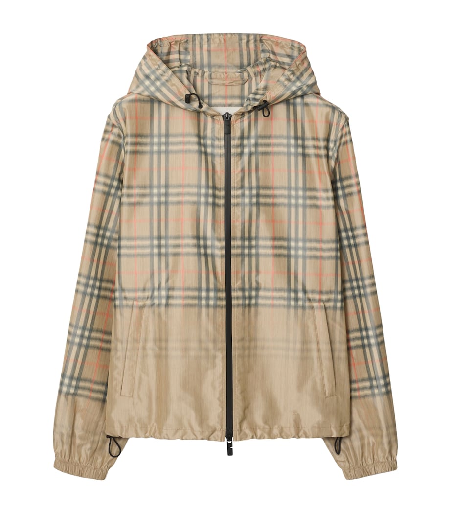Gradient Check Jacket SAND IP CHECK Image 1