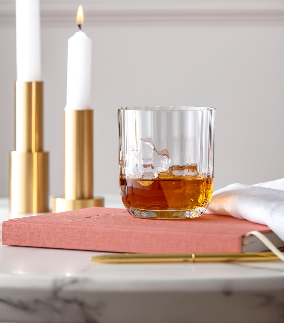 Set of 4 Rose Garden Water Glasses (200ml) CLEAR Image 3