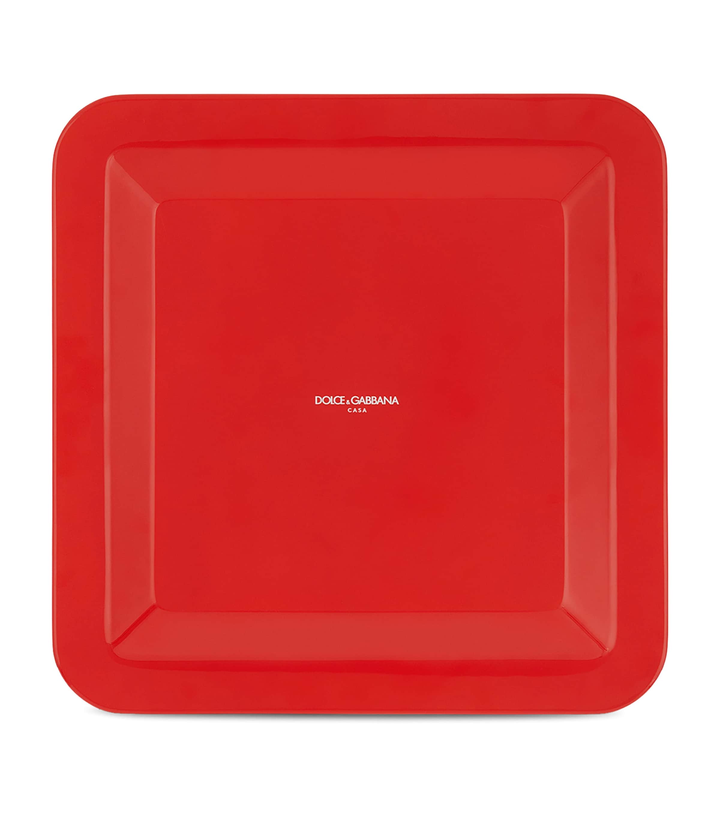 Dolce&Gabbana Casa Wooden Carretto Tray Multicolor Car Image 2
